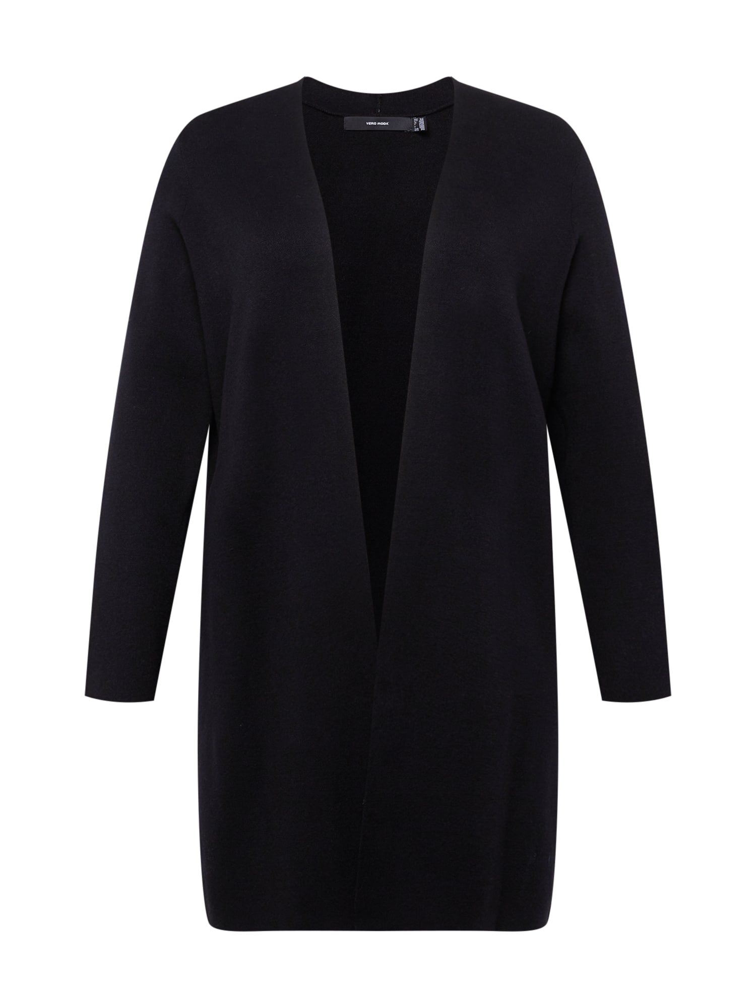 Vero Moda Curve Pletena jopa 'GOLD NEEDLE'  črna