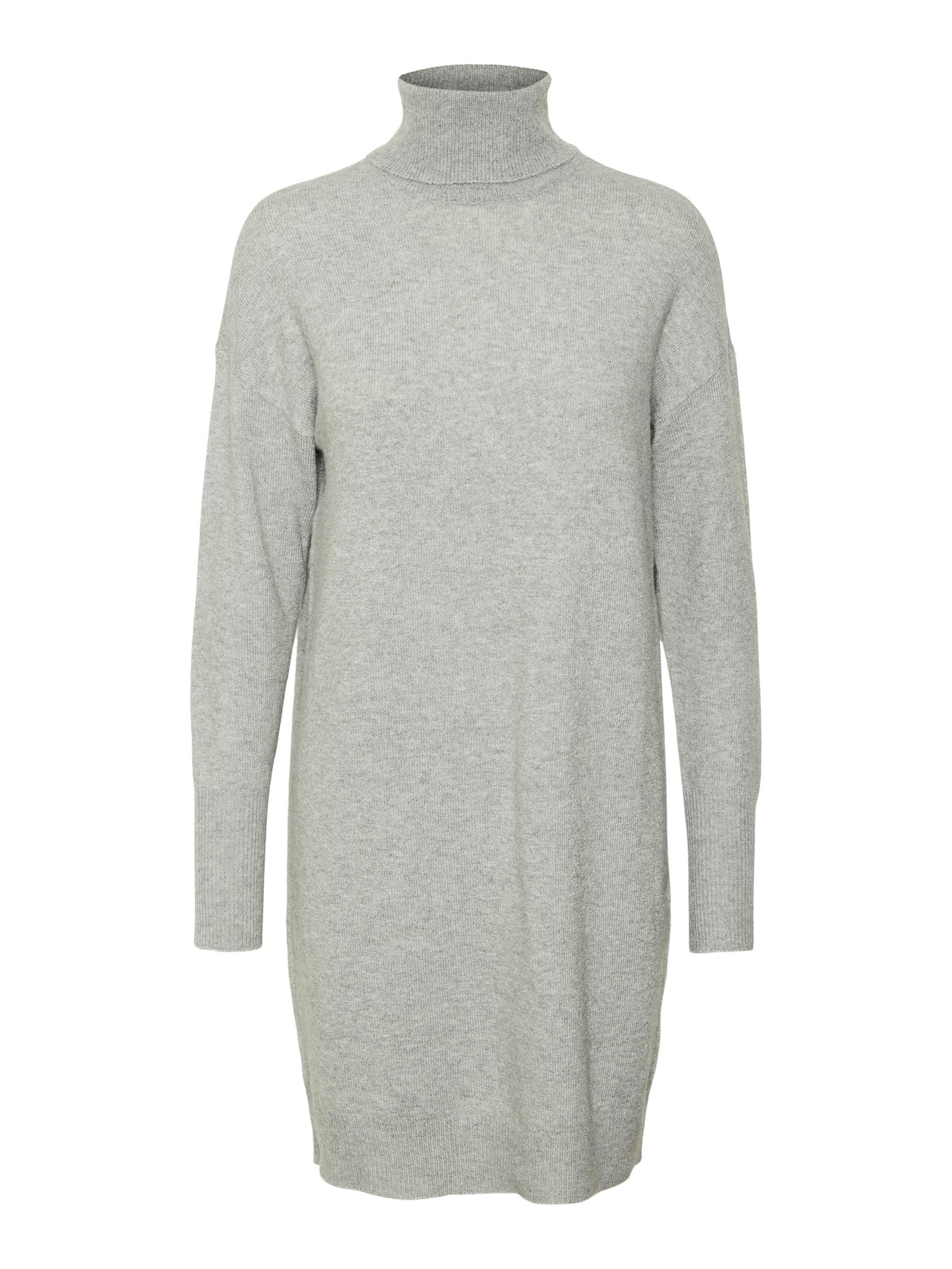 Vero Moda Curve Pletena obleka 'Brilliant'  svetlo siva