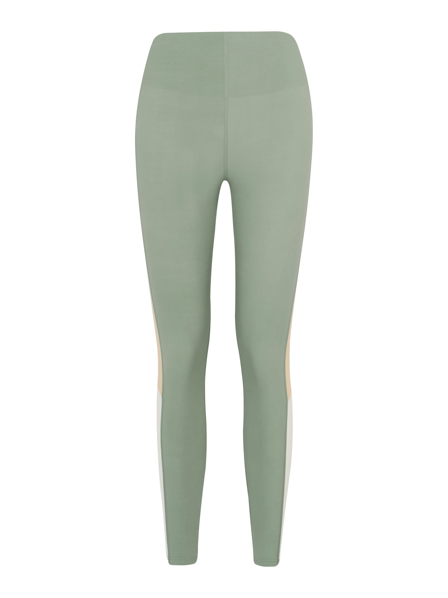 Yvette Sports Športne hlače 'Carly'  rumena / svetlo zelena / bela