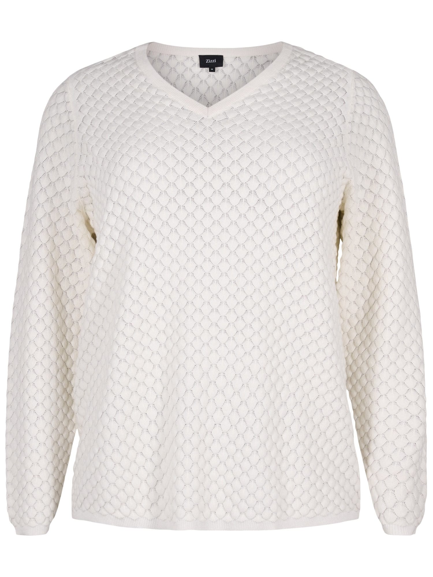 Zizzi Pulover 'Elsa'  off-bela