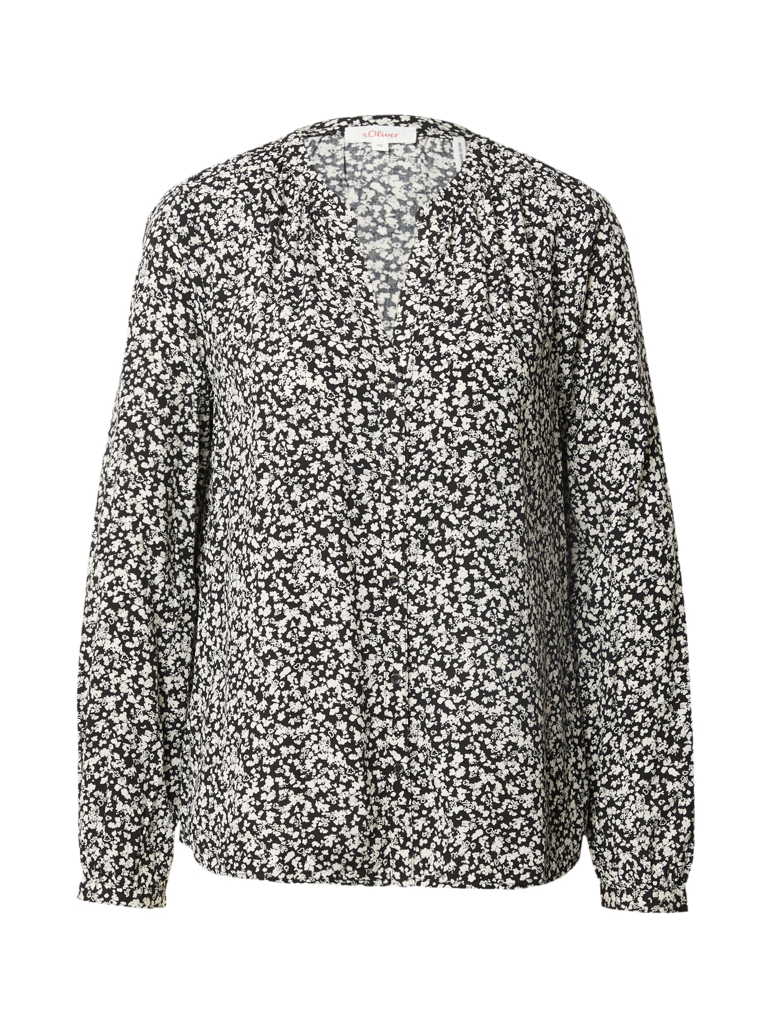 s.Oliver Bluza  črna / bela
