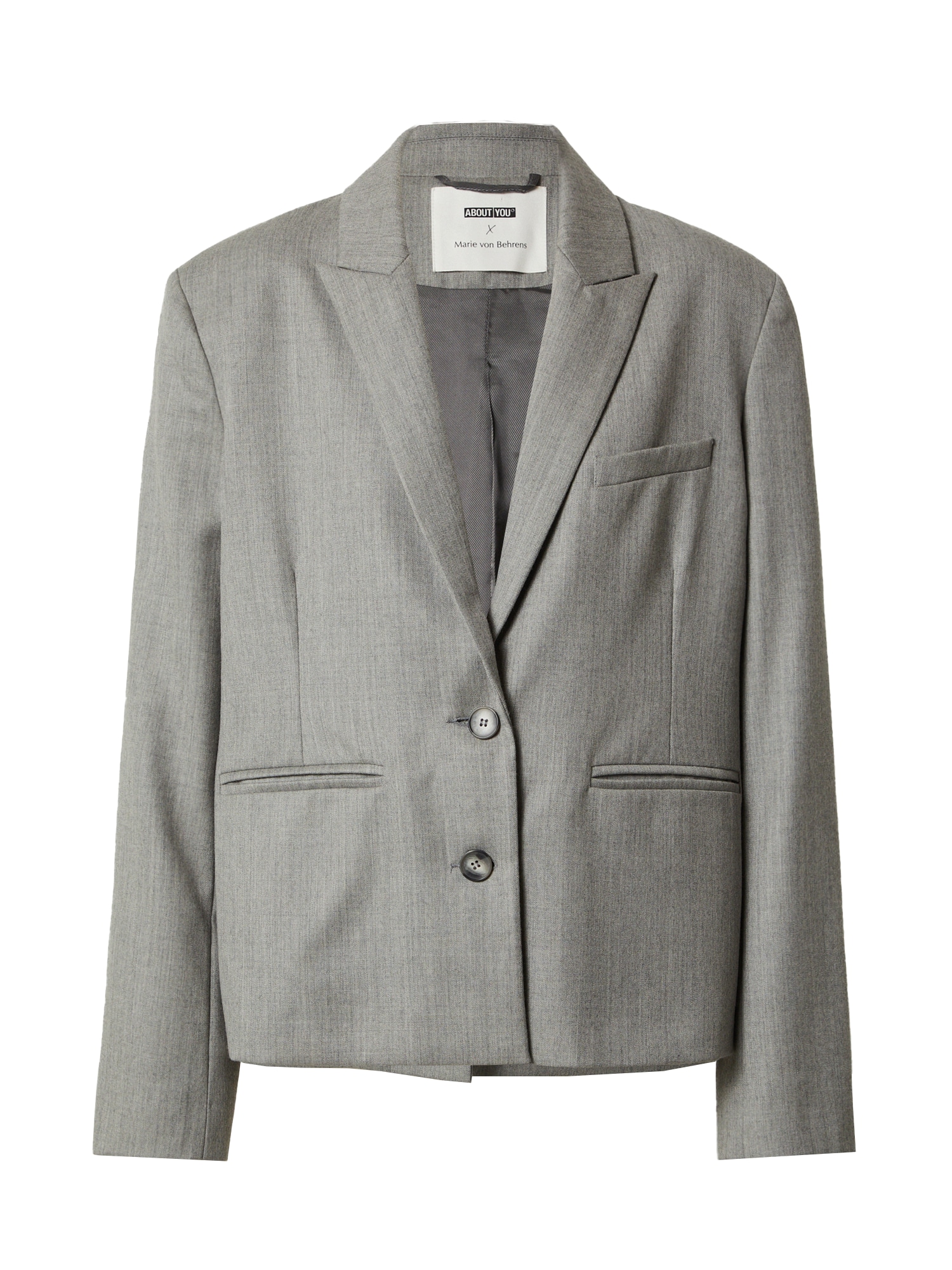 ABOUT YOU x Marie von Behrens Blazer 'Caya'  svetlo siva