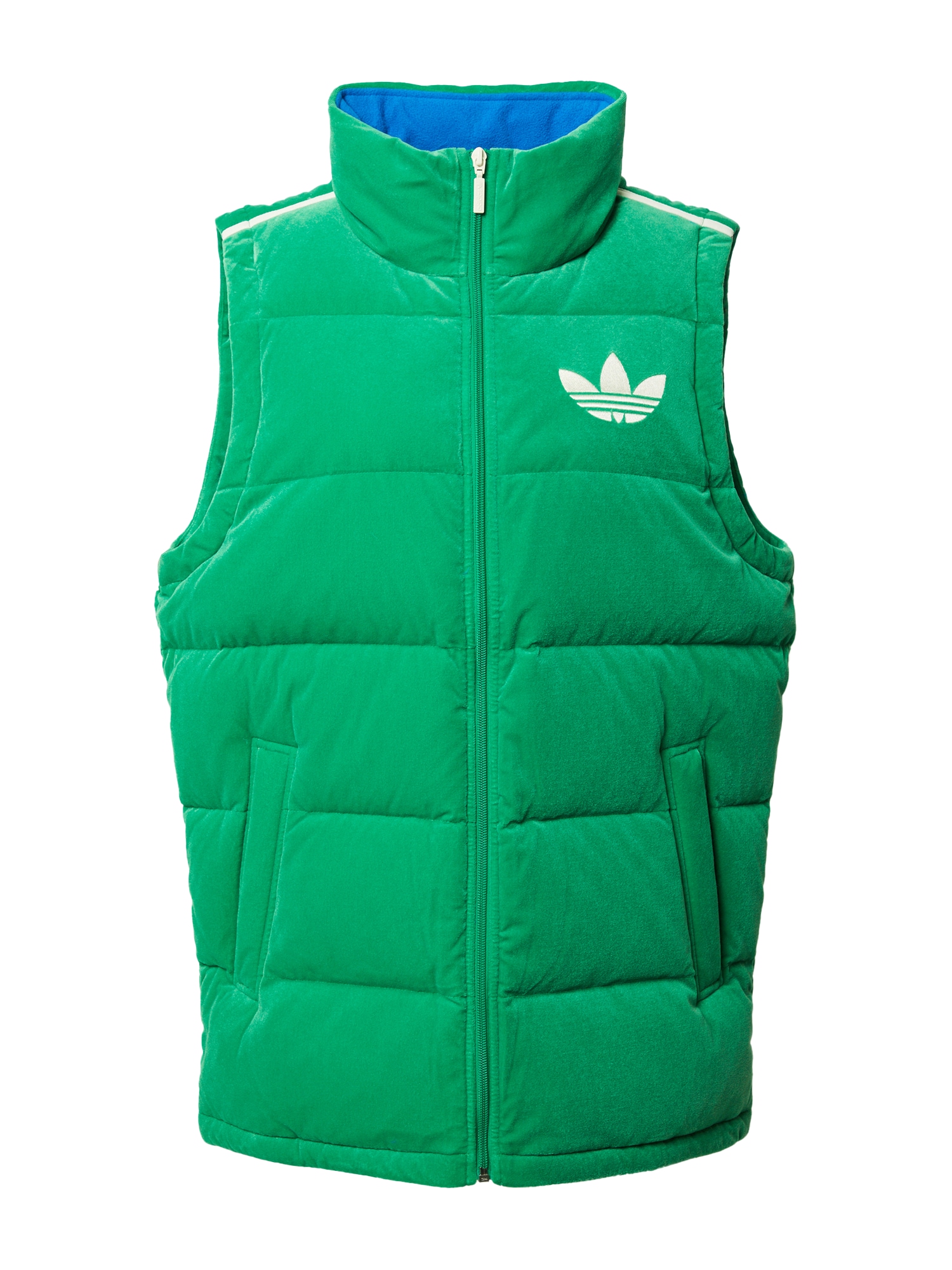 ADIDAS ORIGINALS Brezrokavnik  zelena / bela