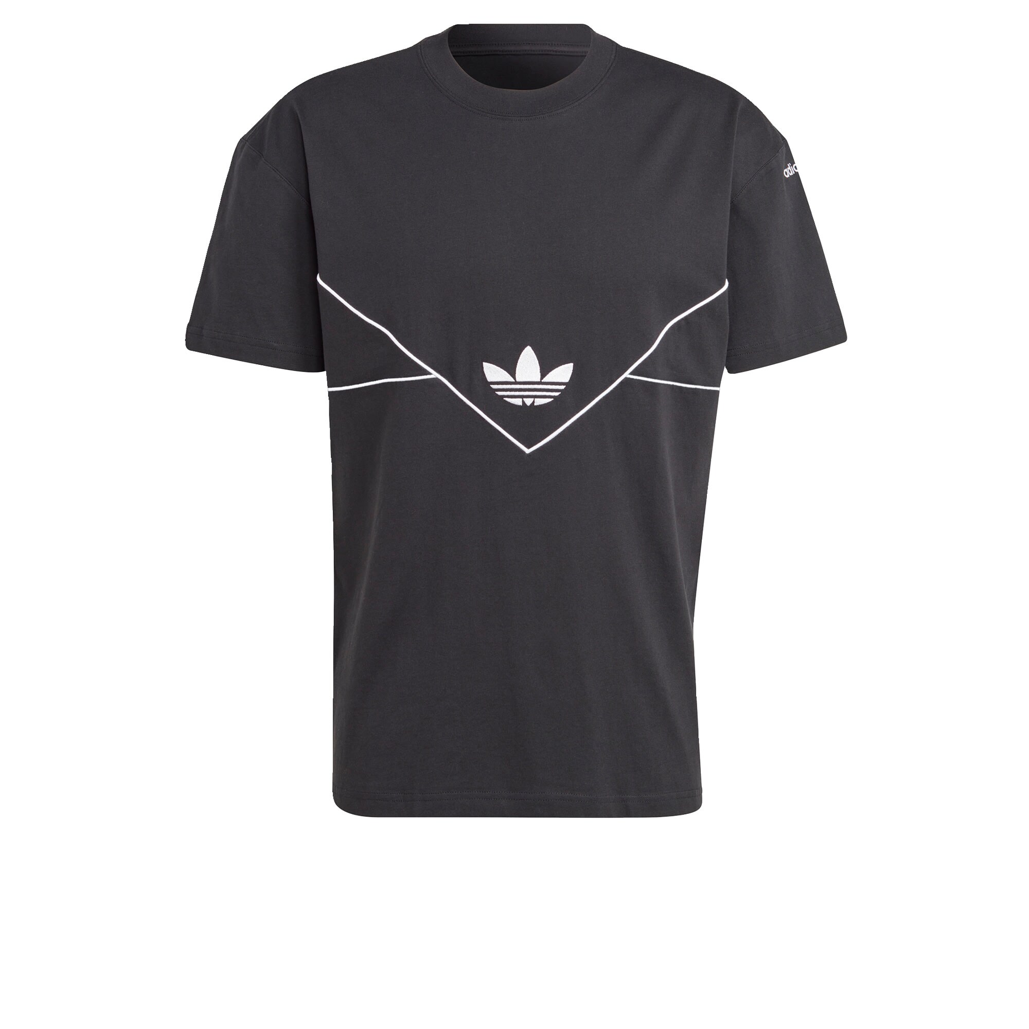 ADIDAS ORIGINALS Majica  črna / bela