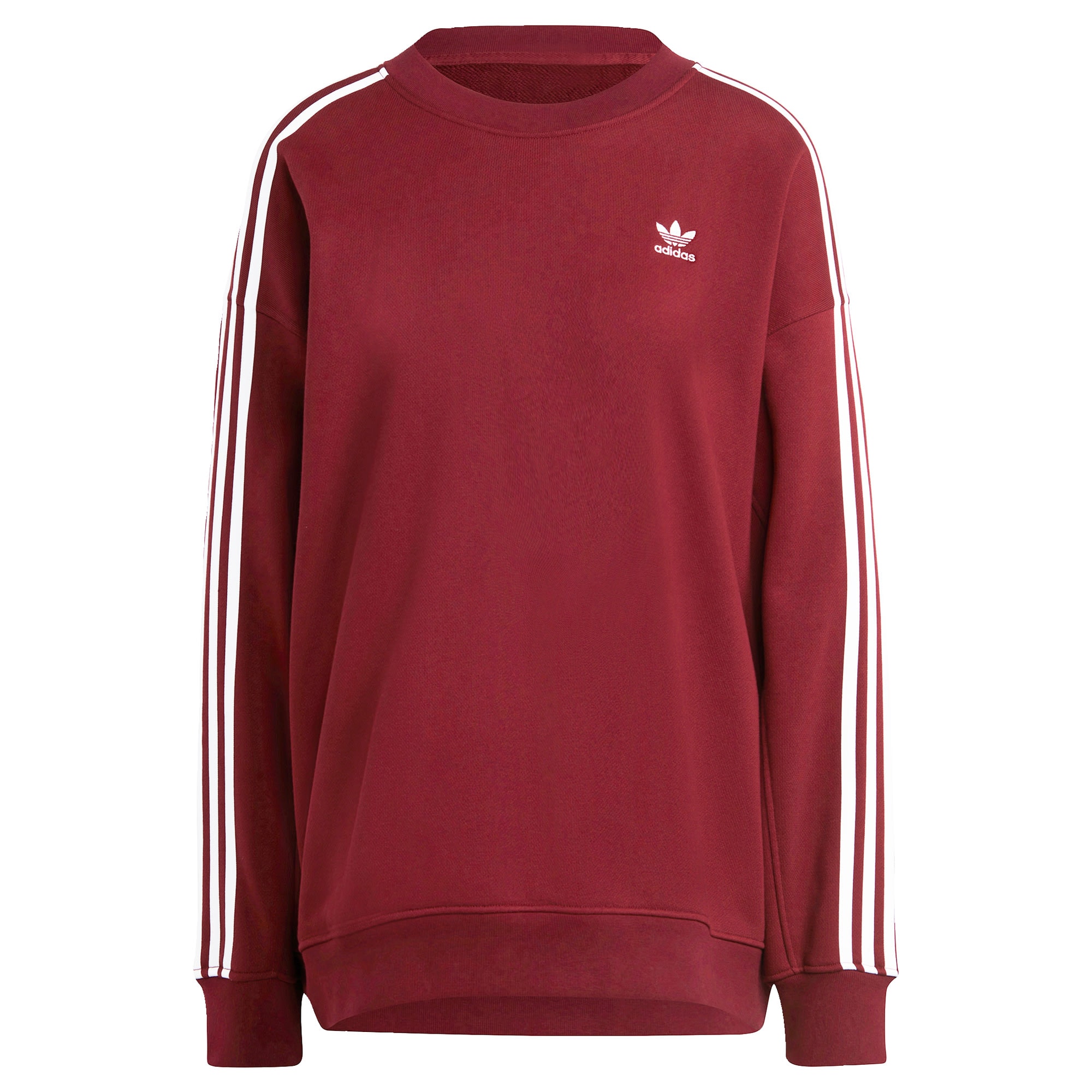 ADIDAS ORIGINALS Majica  karminsko rdeča / bela
