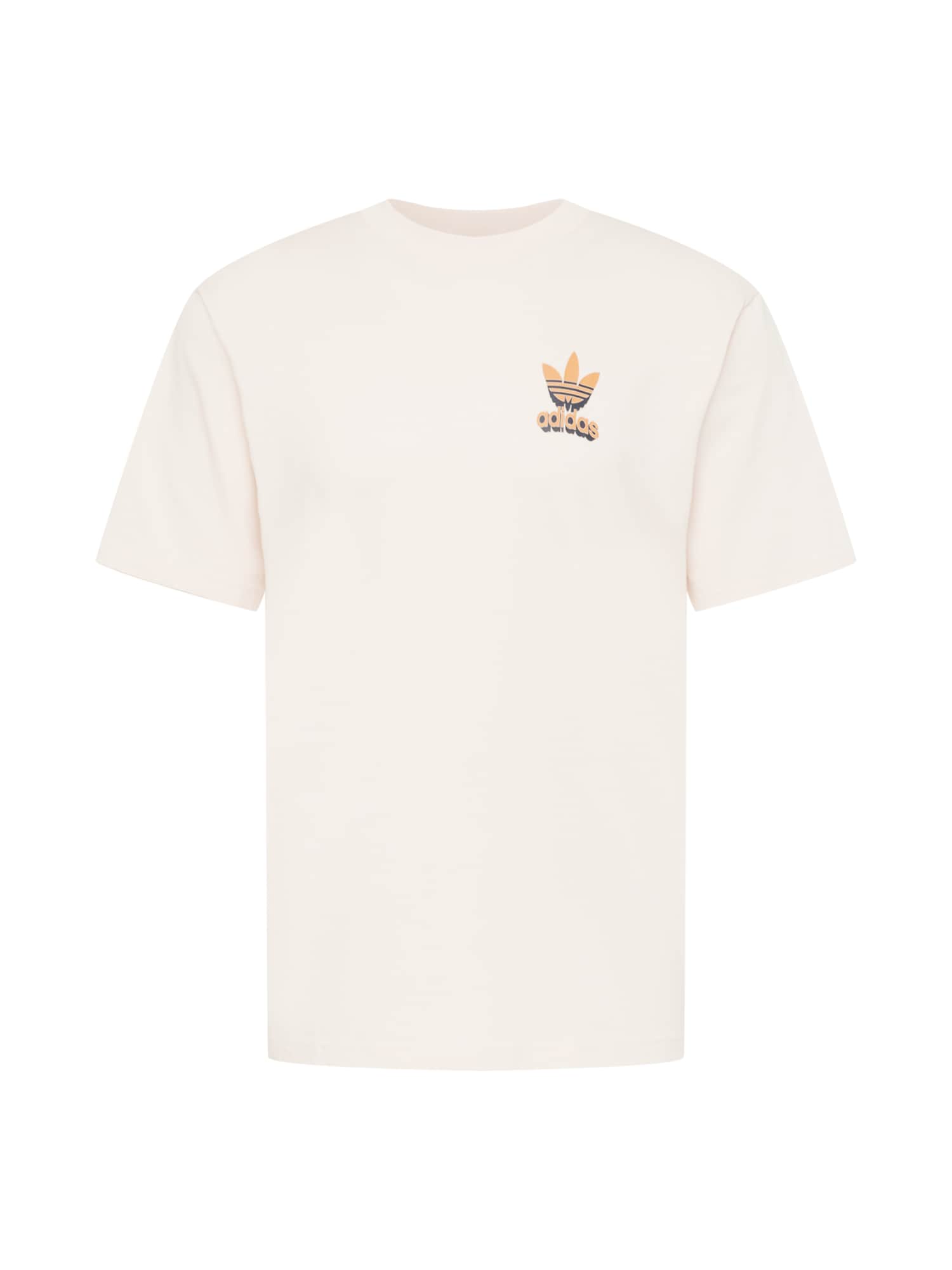 ADIDAS ORIGINALS Majica  kremna / oranžna / črna
