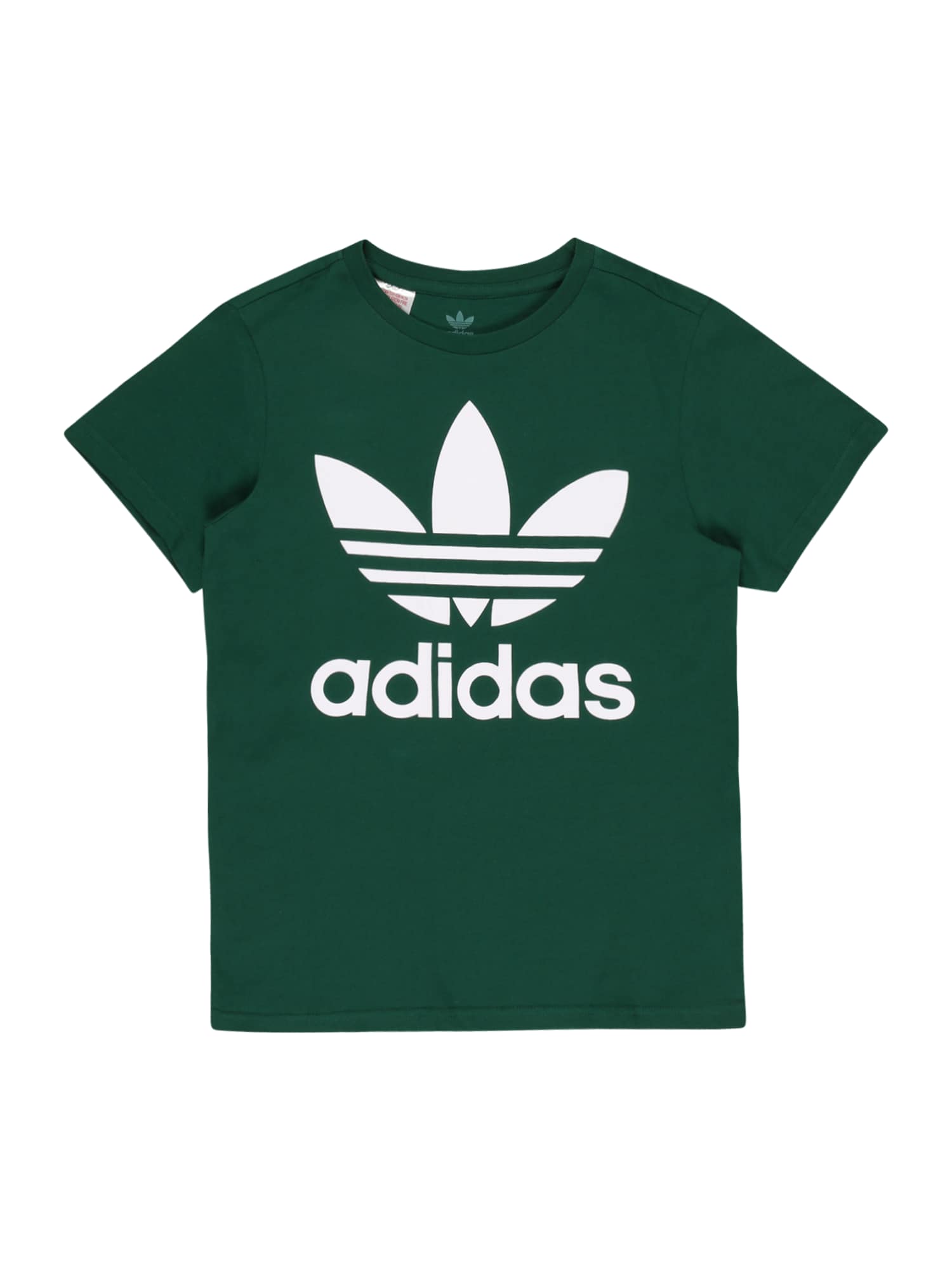 ADIDAS ORIGINALS Majica  temno zelena / bela