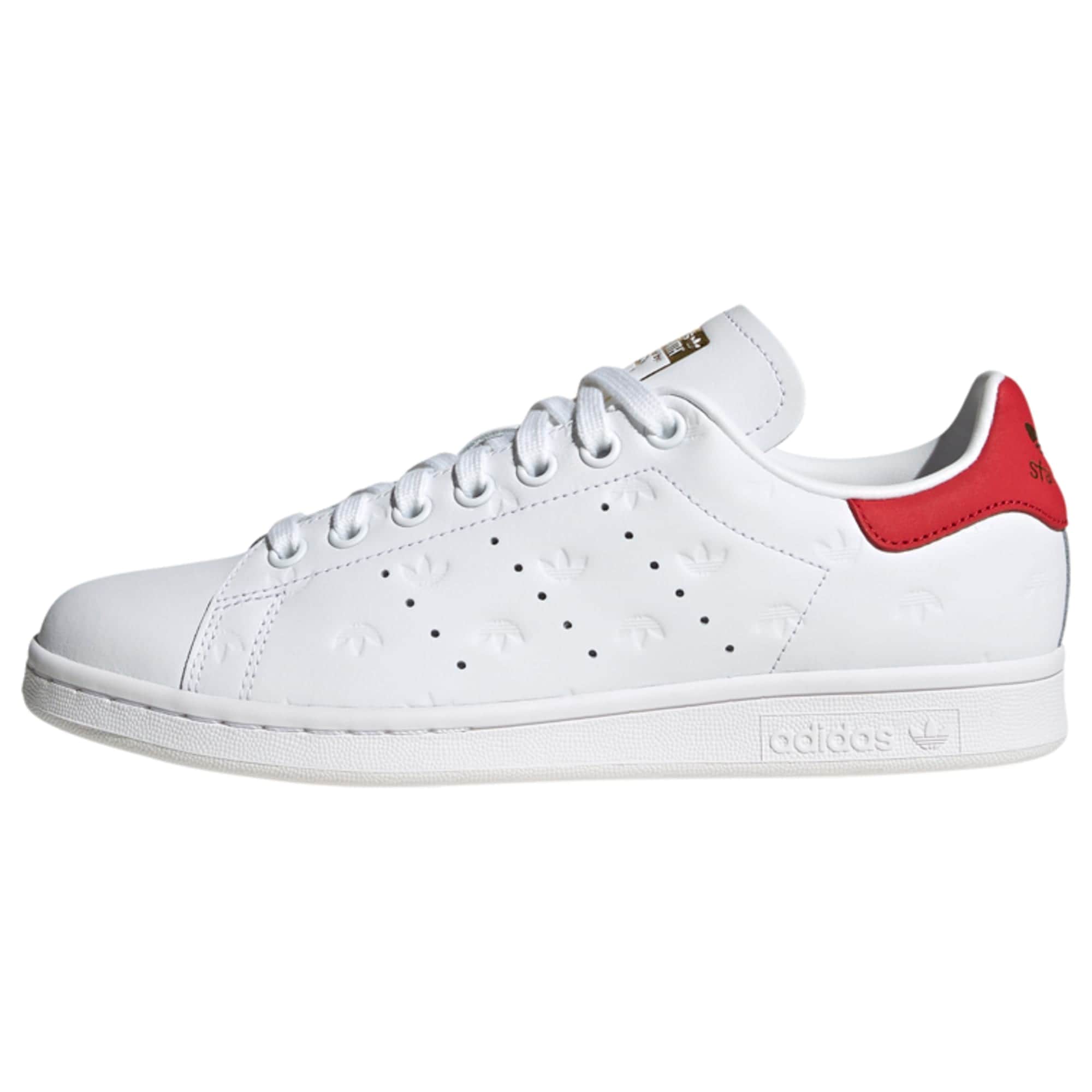 ADIDAS ORIGINALS Nizke superge 'Stan Smith'  rdeča / bela