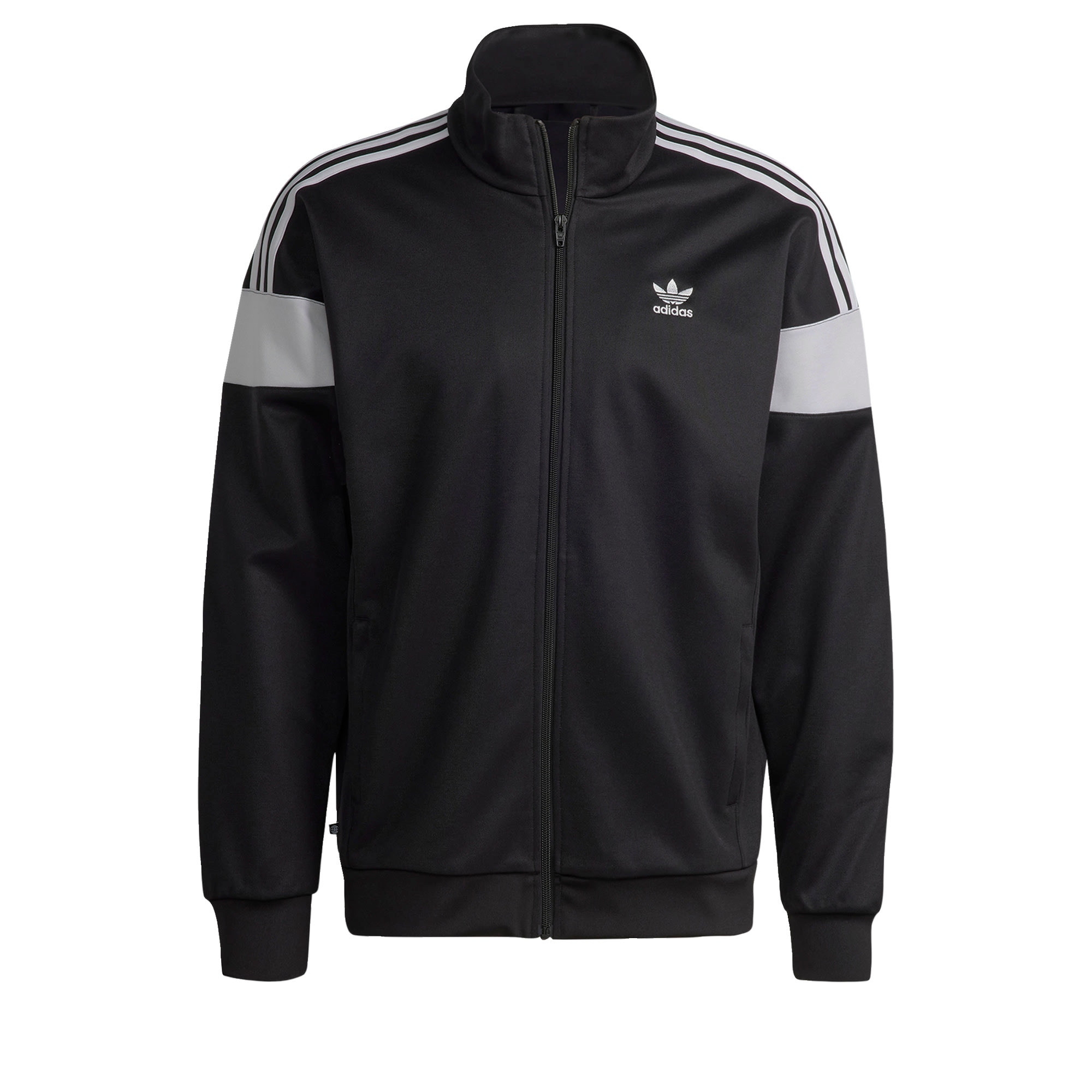 ADIDAS ORIGINALS Prehodna jakna  črna / bela