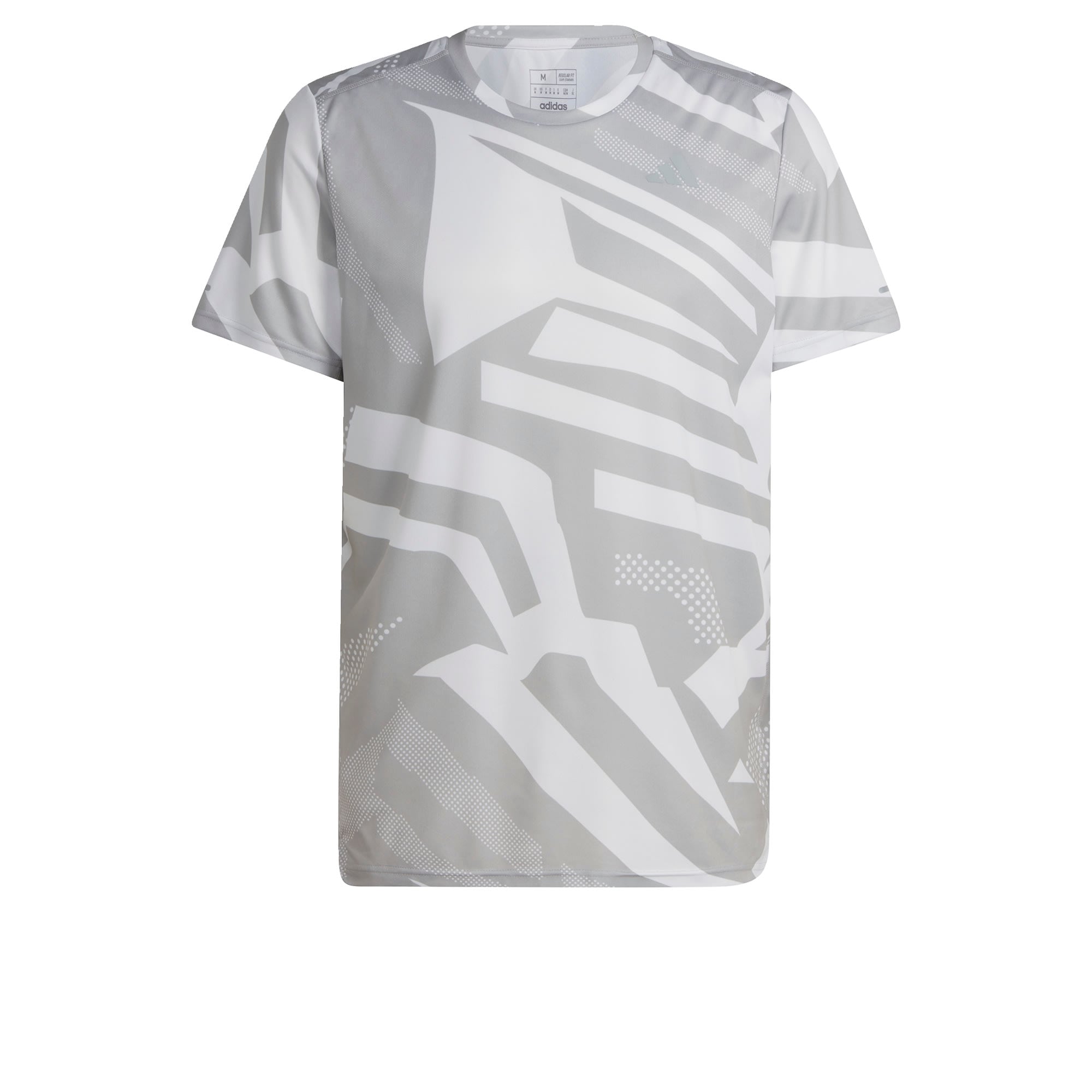 ADIDAS PERFORMANCE Funkcionalna majica 'Own the Run'  siva / svetlo siva