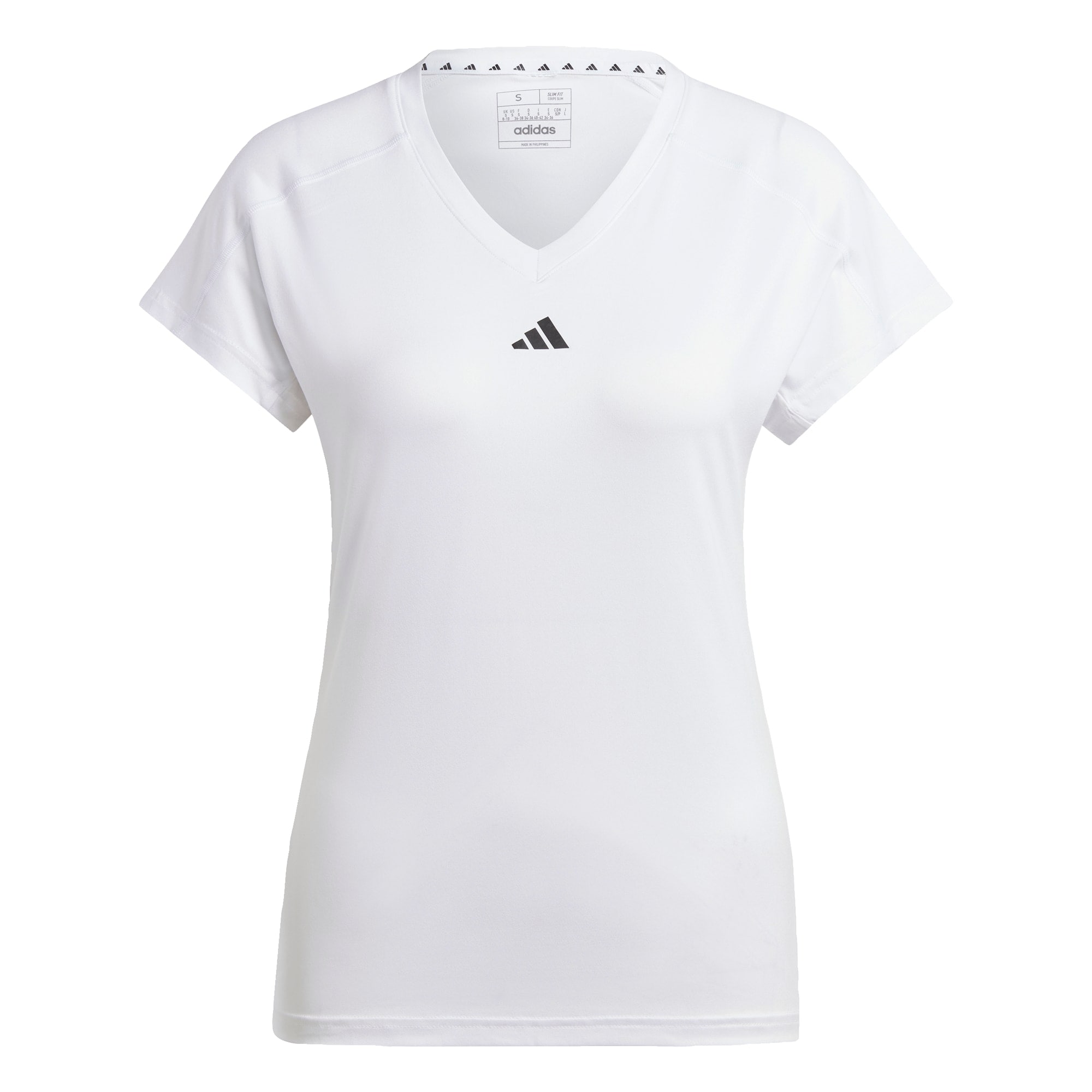 ADIDAS PERFORMANCE Funkcionalna majica  črna / bela