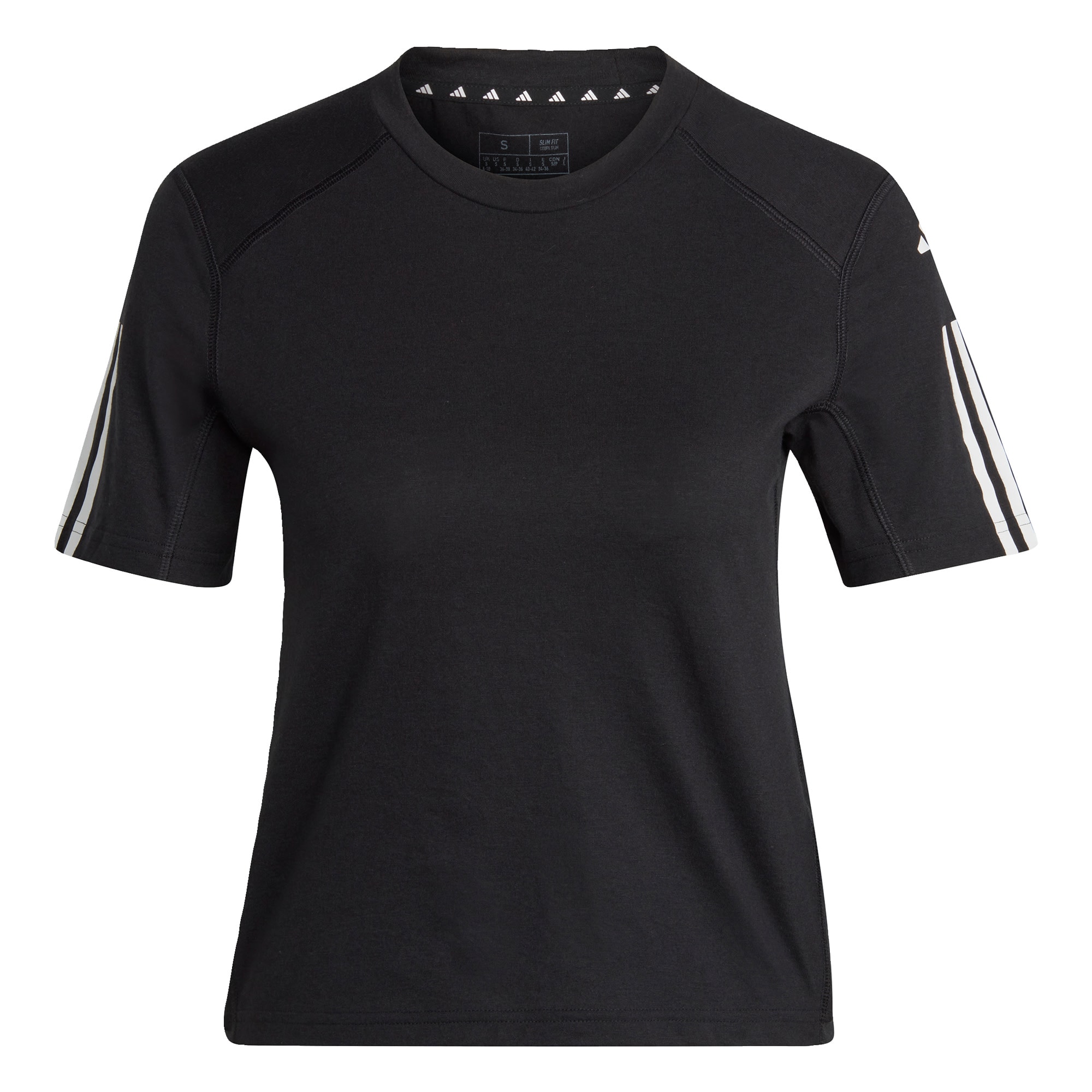 ADIDAS PERFORMANCE Funkcionalna majica  črna / bela