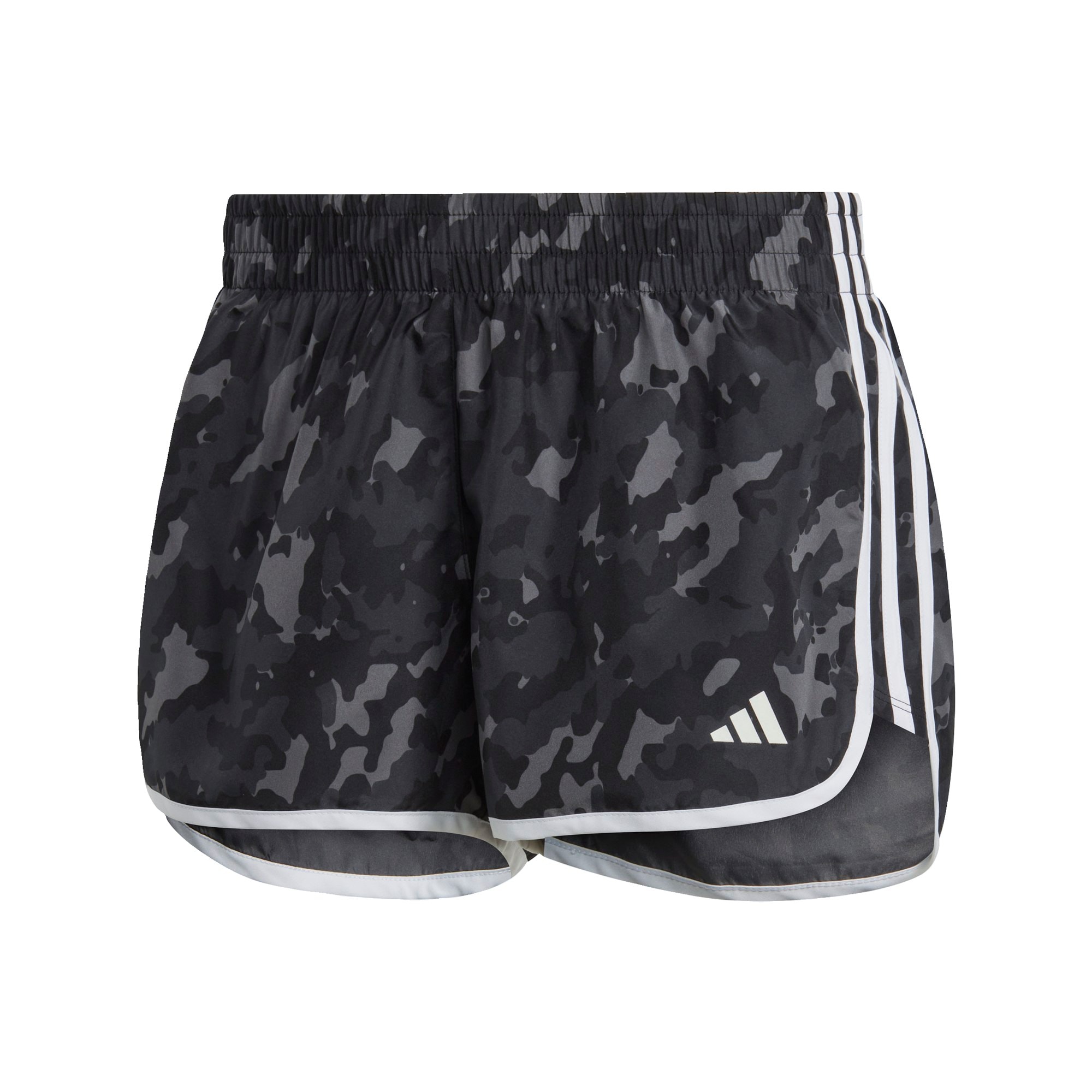 ADIDAS PERFORMANCE Športne hlače 'Marathon 20 Camo'  temno siva / črna / bela
