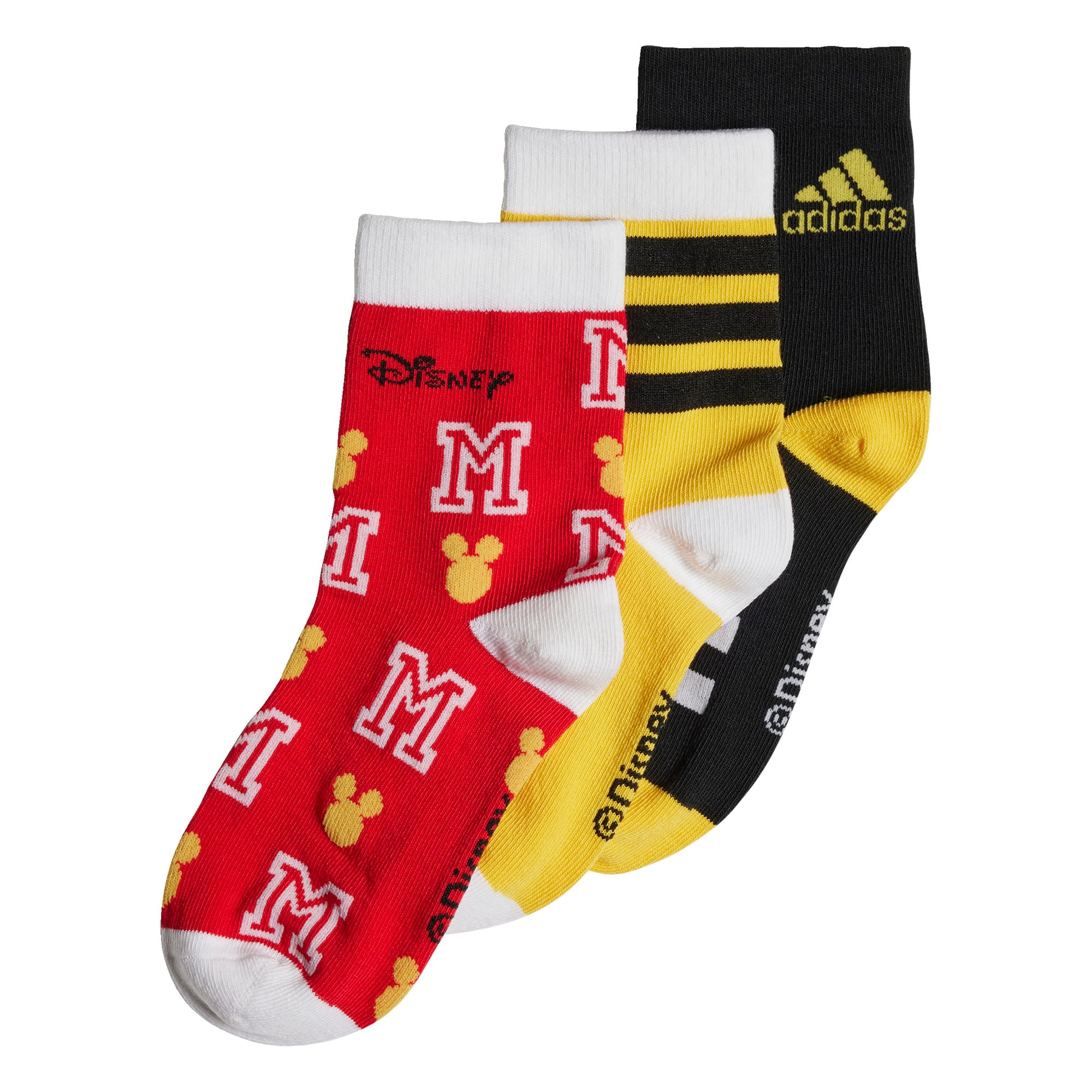 ADIDAS PERFORMANCE Športne nogavice  rumena / rdeča / črna / bela