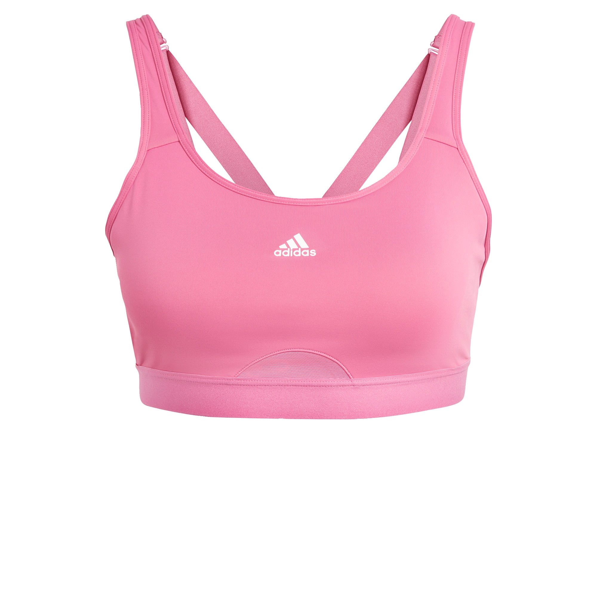 ADIDAS PERFORMANCE Športni nederček  svetlo roza / bela