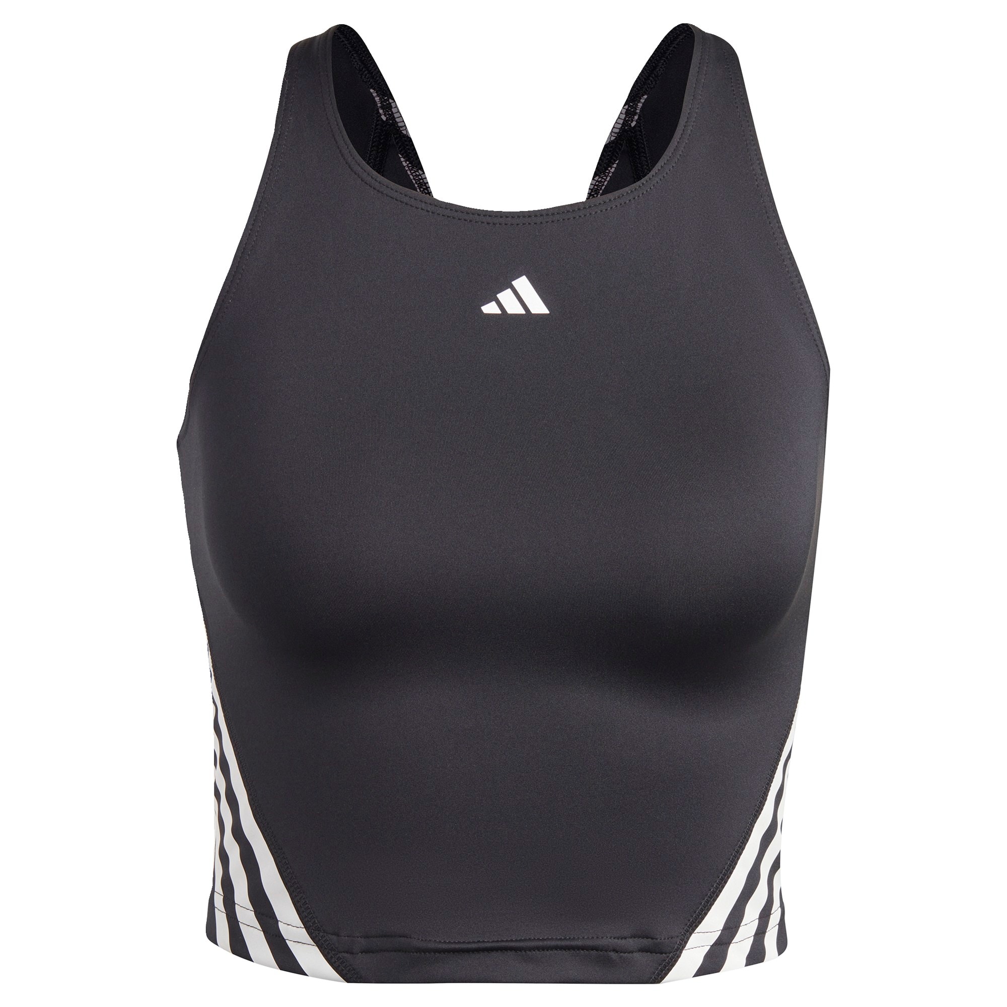 ADIDAS PERFORMANCE Športni top  črna / bela