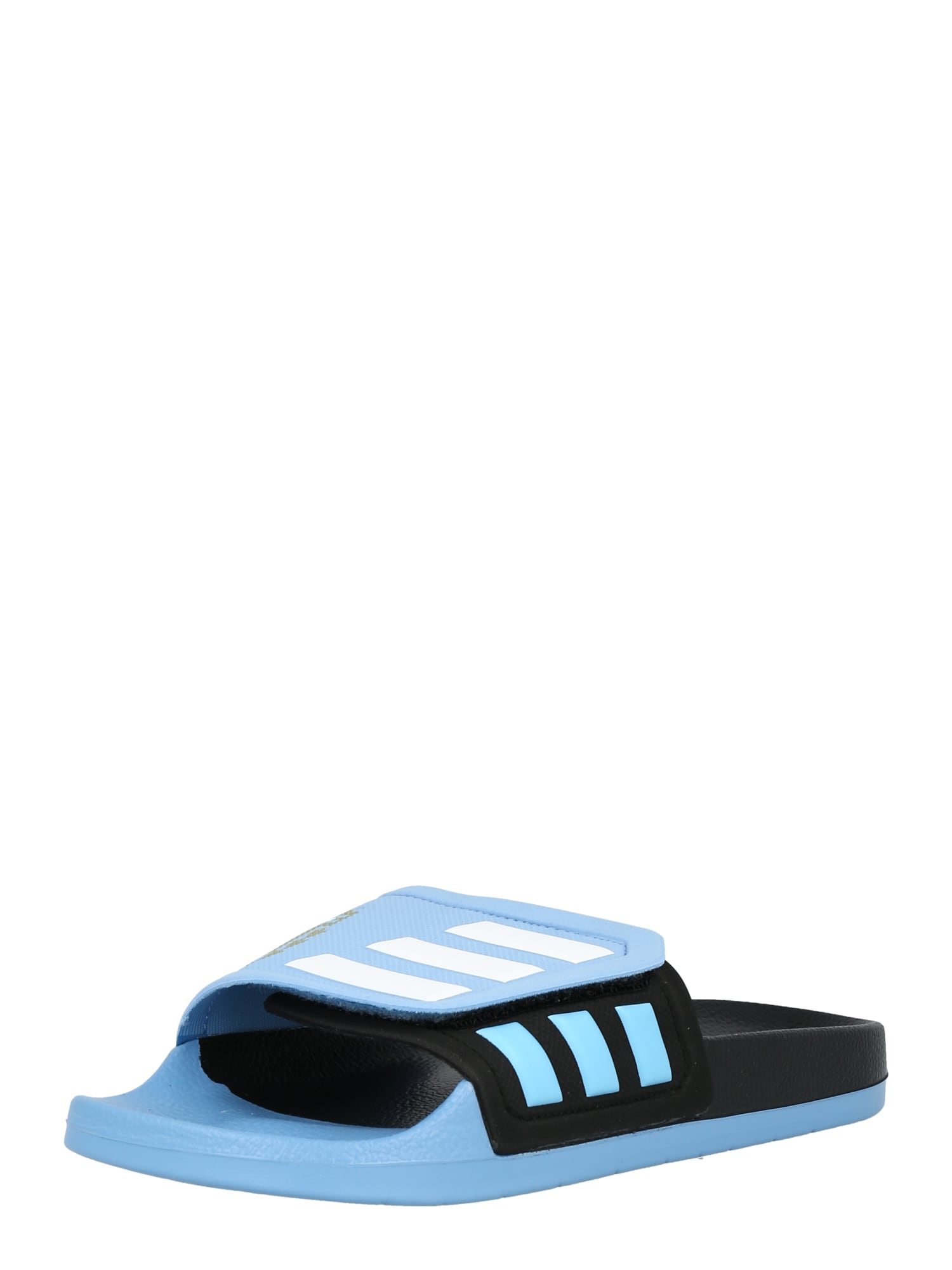 ADIDAS SPORTSWEAR Čevelj za na plažo/kopanje 'Adilette'  svetlo modra / zlata / črna / bela
