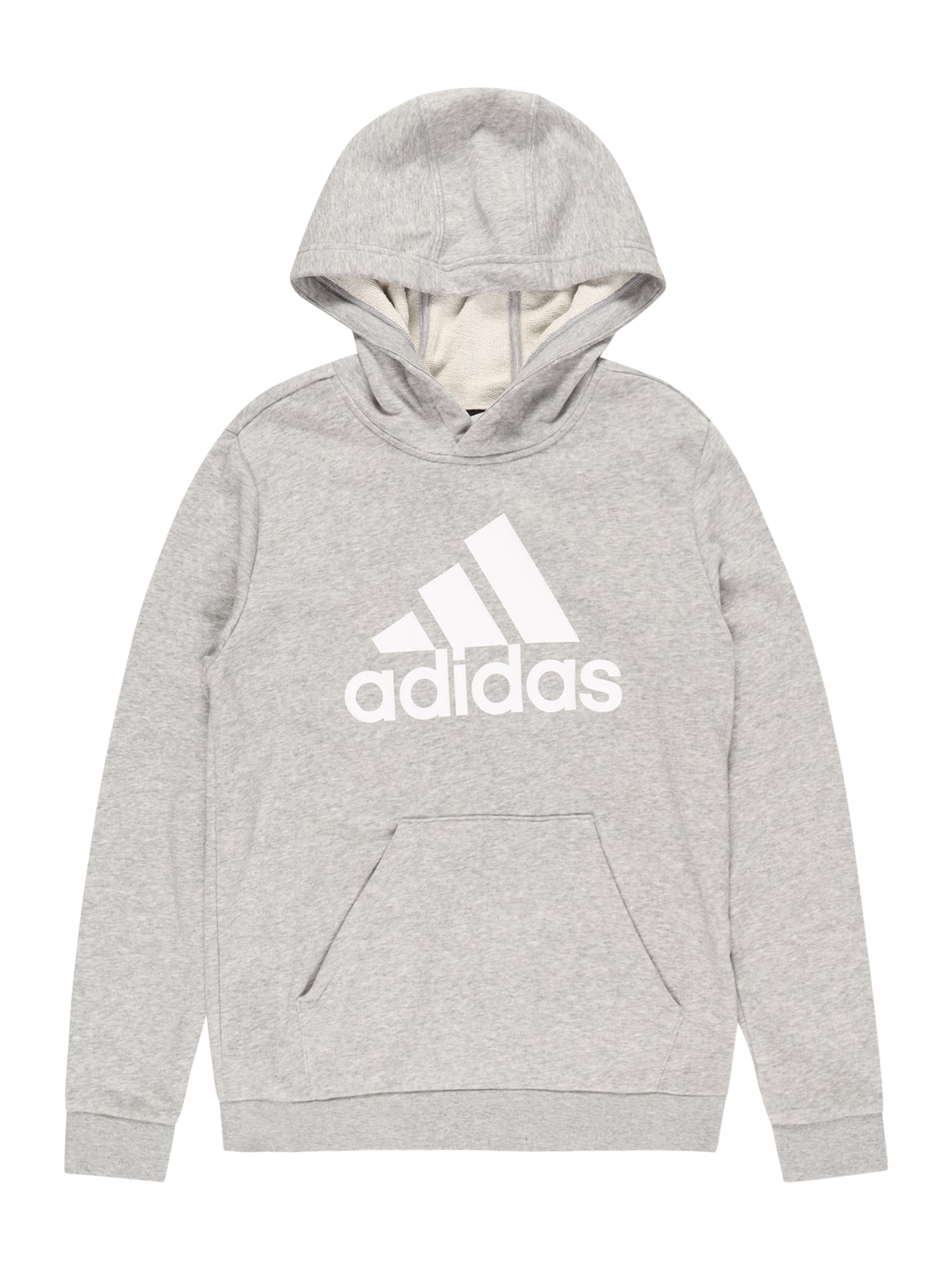 ADIDAS SPORTSWEAR Športna majica  pegasto siva / bela