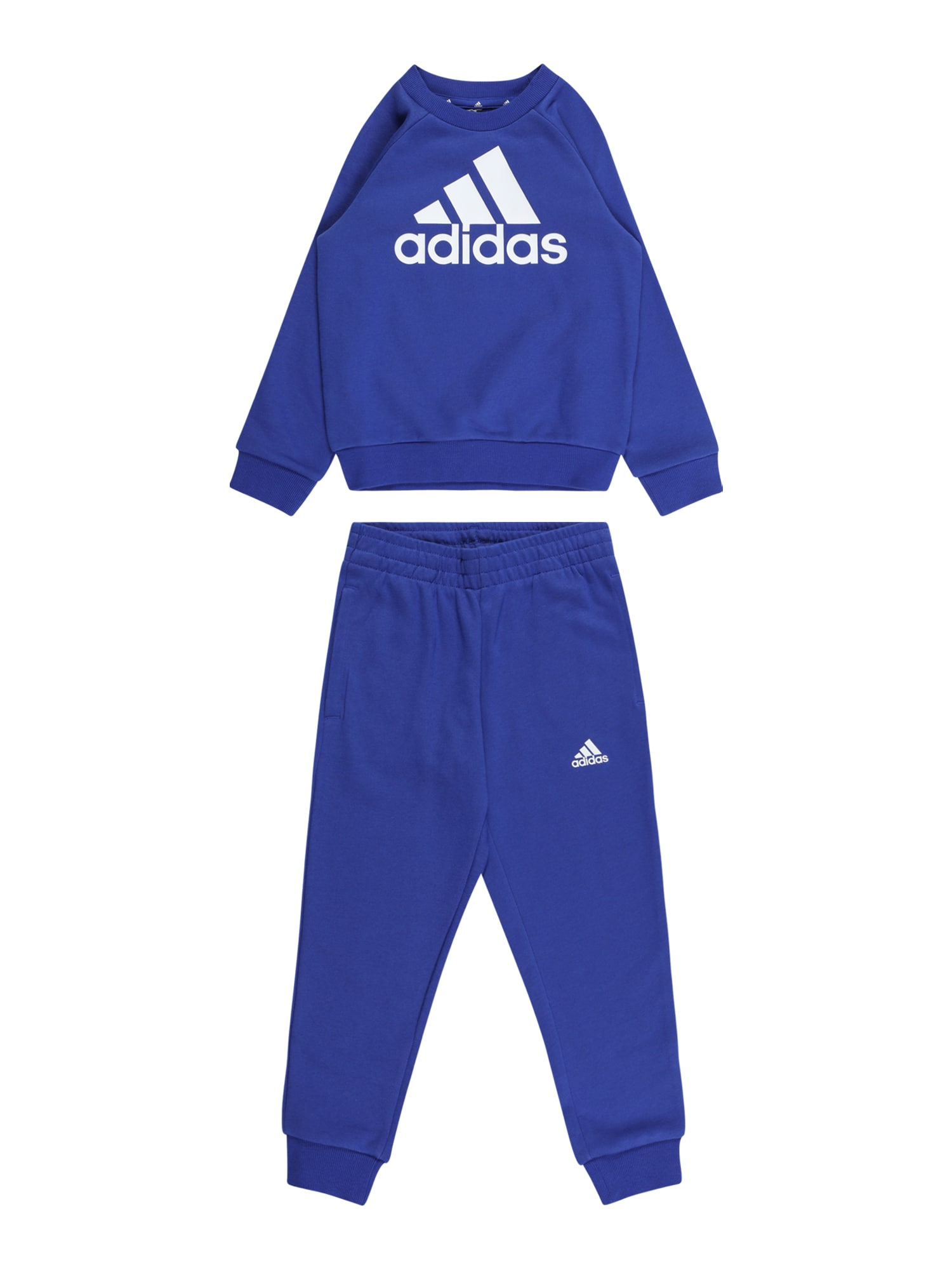 ADIDAS SPORTSWEAR Športna trenirka  modra / bela