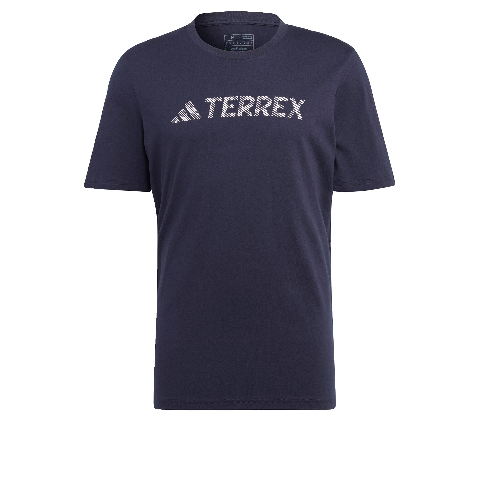 ADIDAS TERREX Funkcionalna majica  temno modra / bela