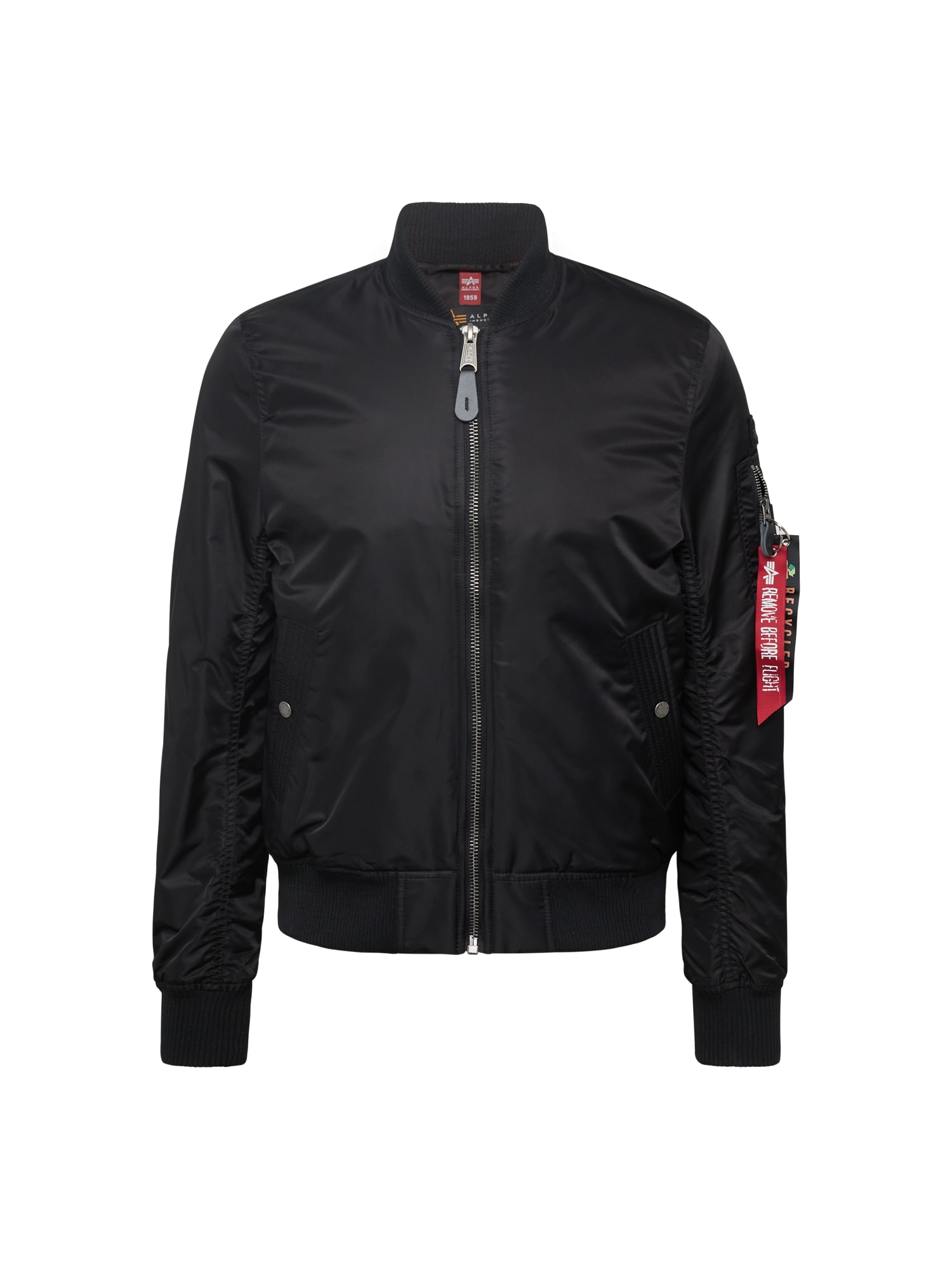 ALPHA INDUSTRIES Prehodna jakna  rdeča / črna / bela