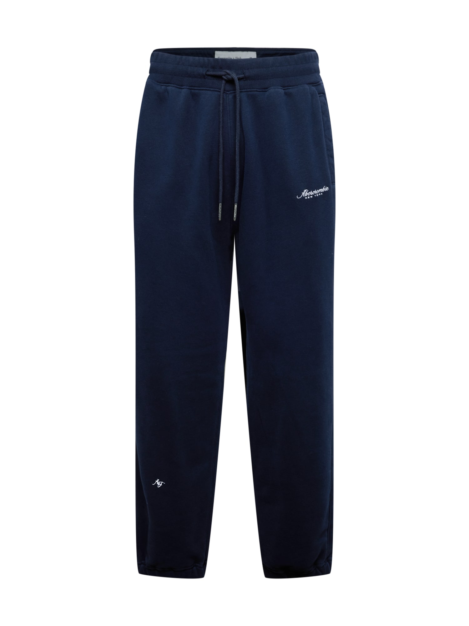 Abercrombie & Fitch Hlače  mornarska / bela