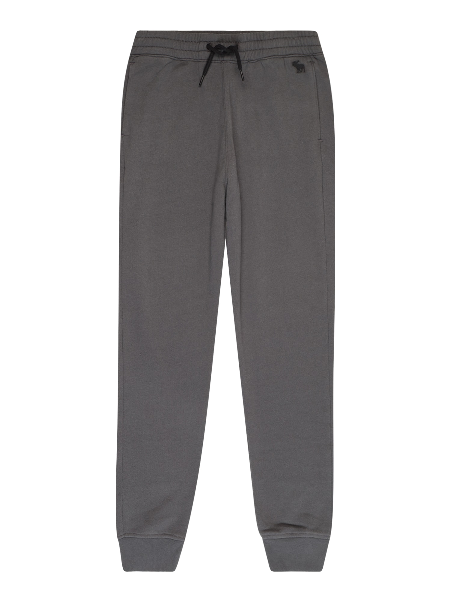 Abercrombie & Fitch Hlače  temno siva / črna