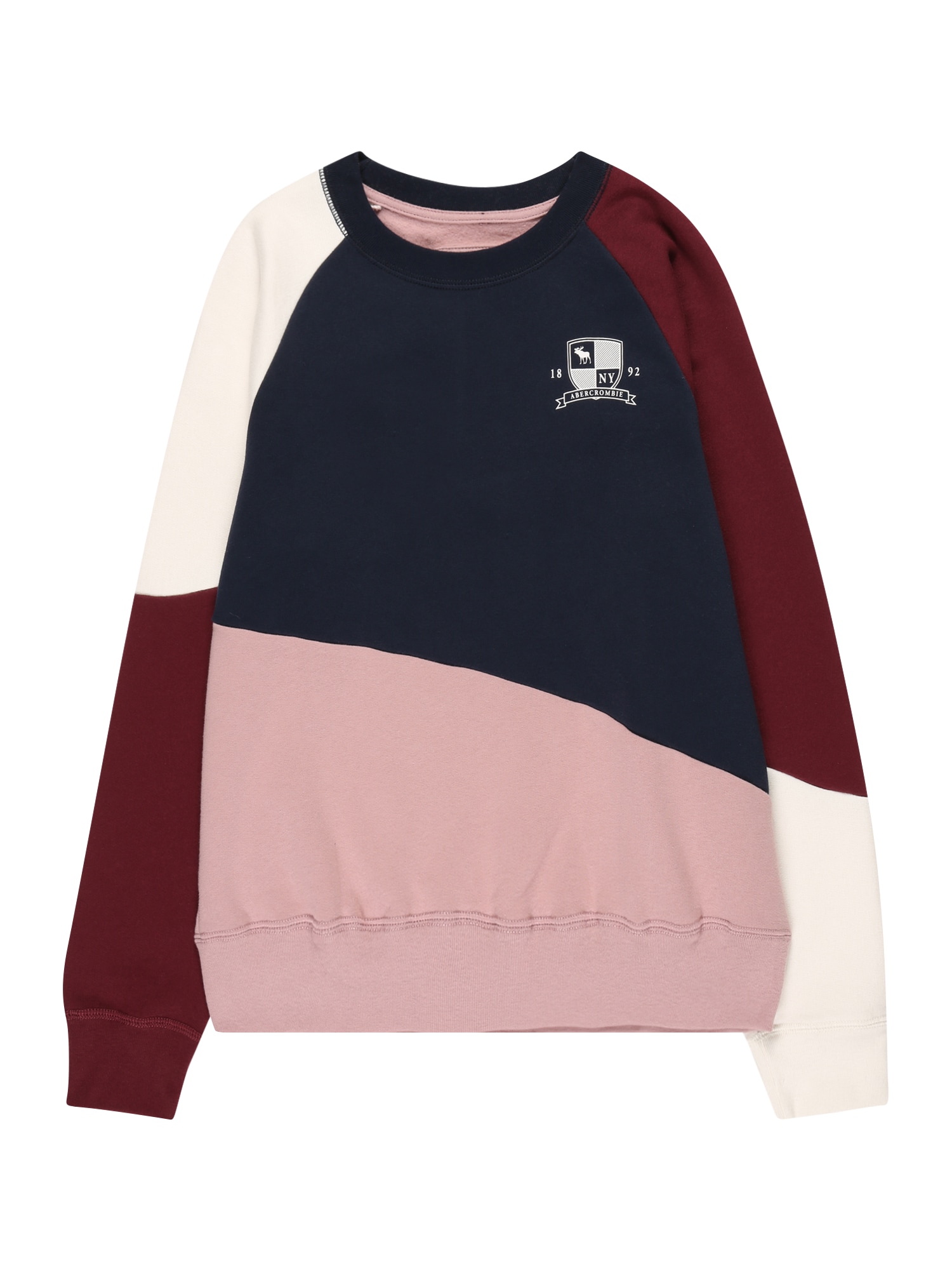Abercrombie & Fitch Majica  kit / mornarska / roza / bordo
