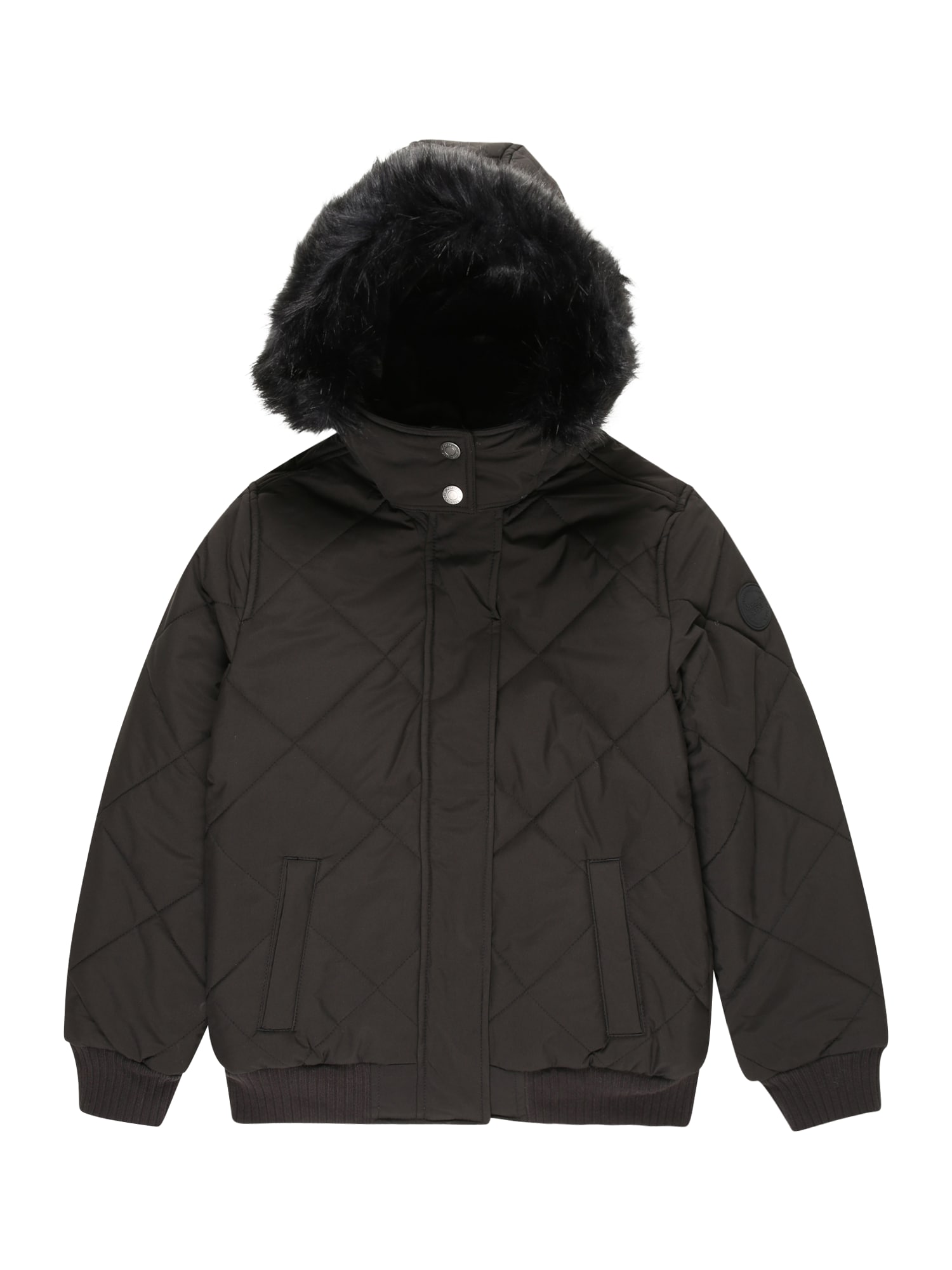 Abercrombie & Fitch Zimska jakna  črna