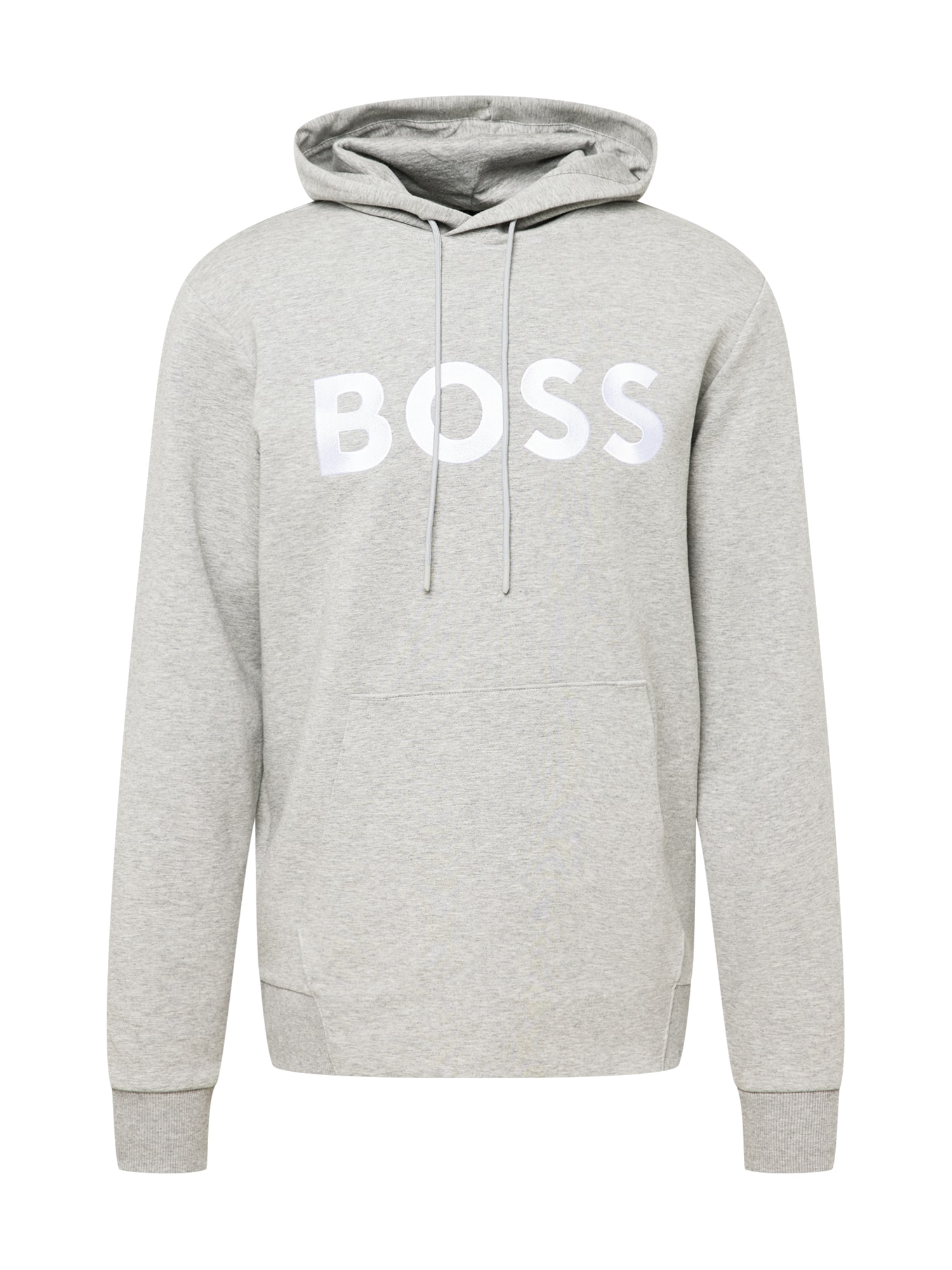 BOSS Green Majica 'Soody 1'  svetlo siva / bela
