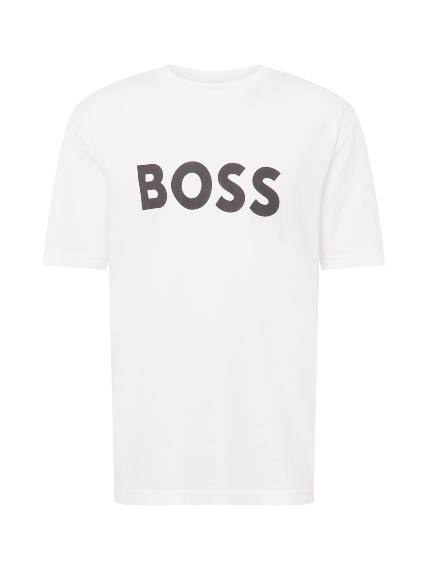 BOSS Green Majica 'TEE 1'  črna / bela