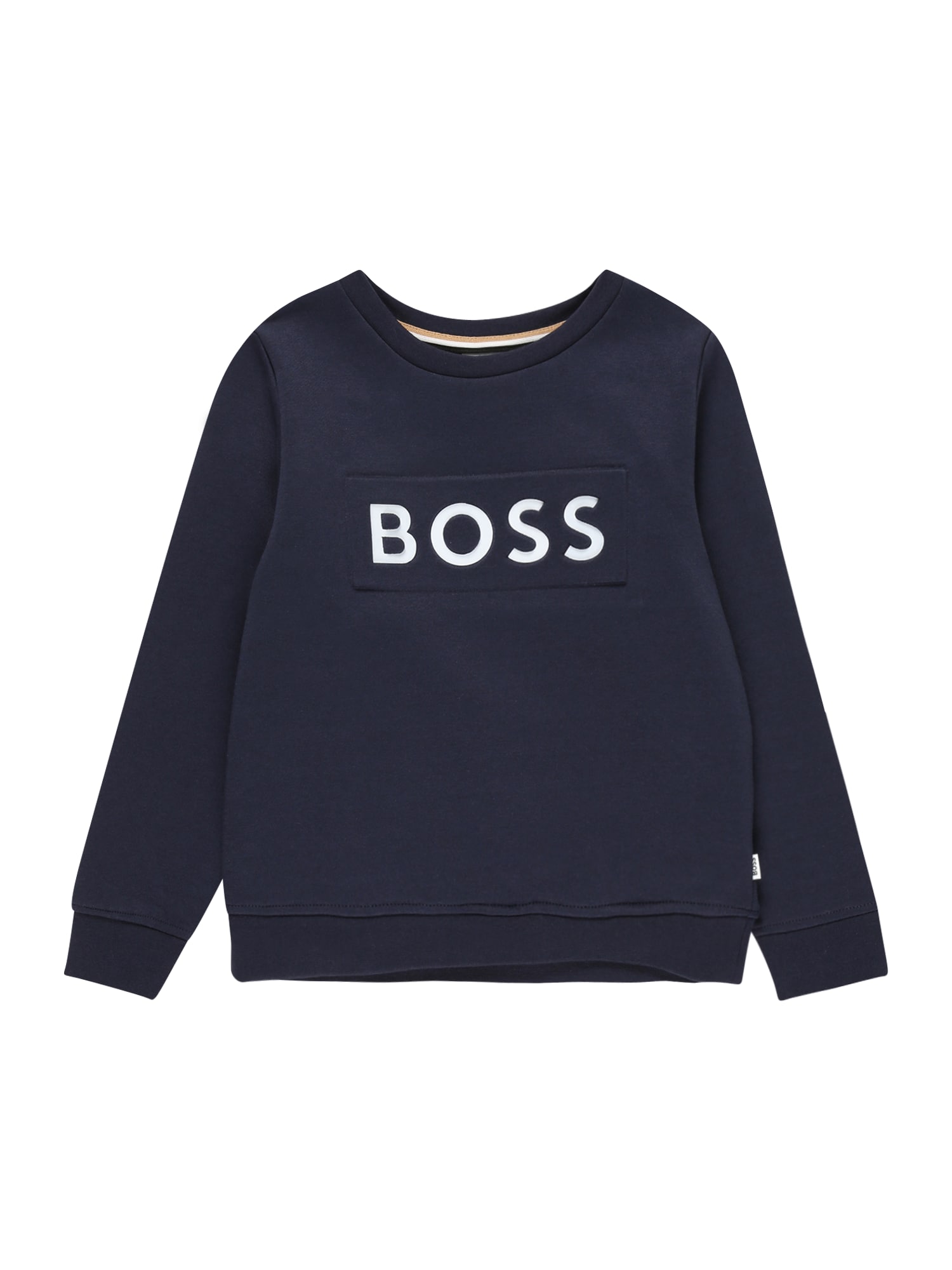 BOSS Kidswear Majica  mornarska / bela