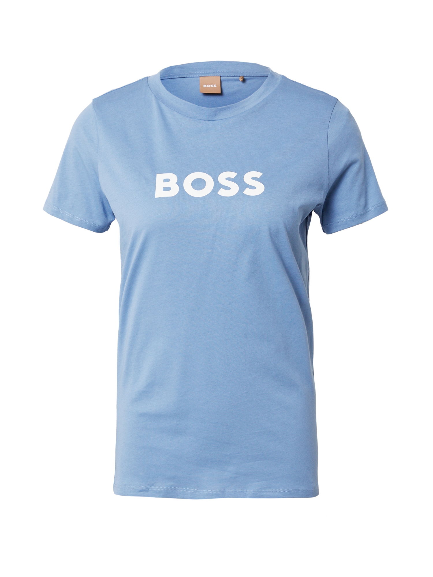 BOSS Orange Majica 'Elogo'  modra / bela