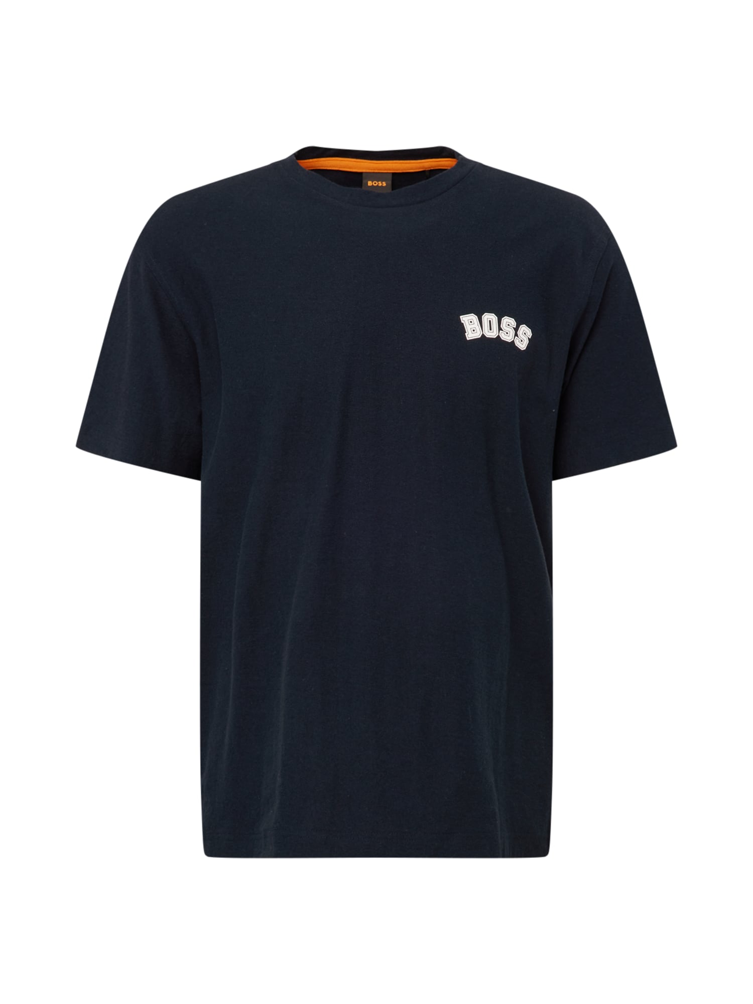 BOSS Orange Majica 'T-Prep'  temno modra / off-bela