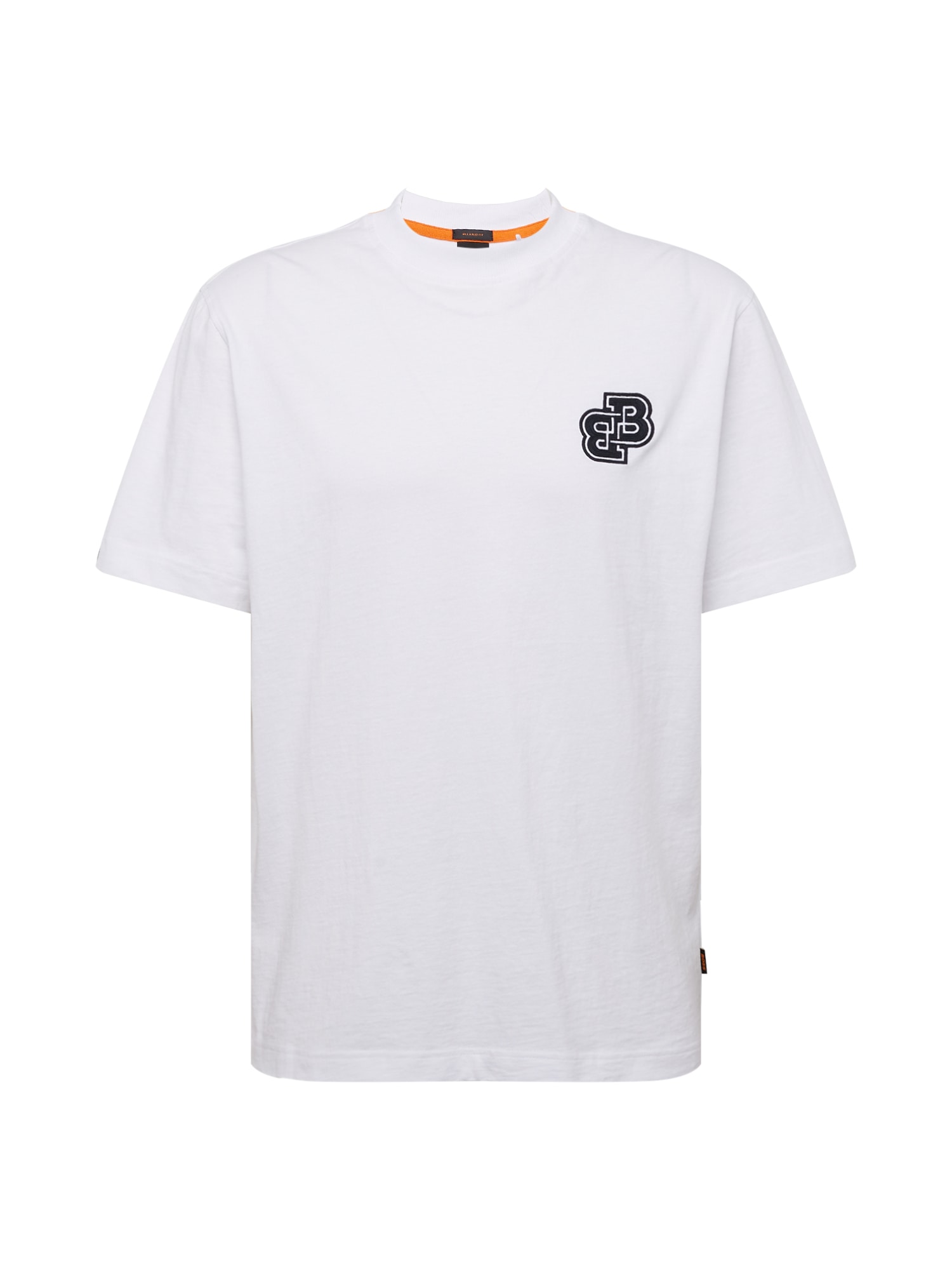 BOSS Orange Majica 'Tevarsity'  črna / bela
