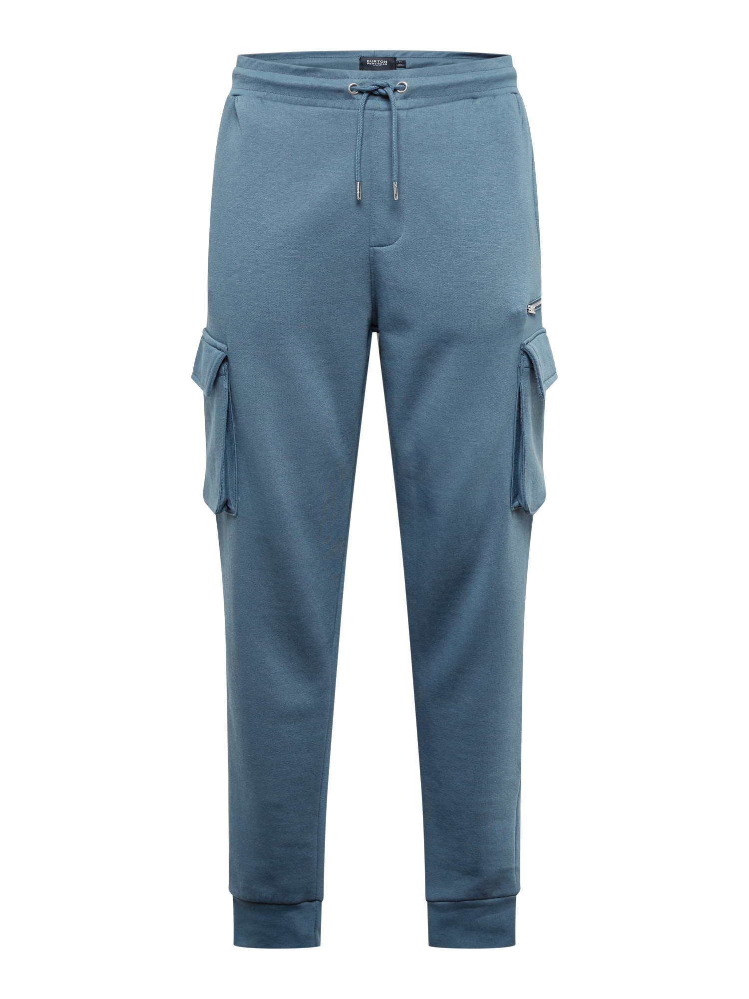 BURTON MENSWEAR LONDON Kargo hlače  golobje modra