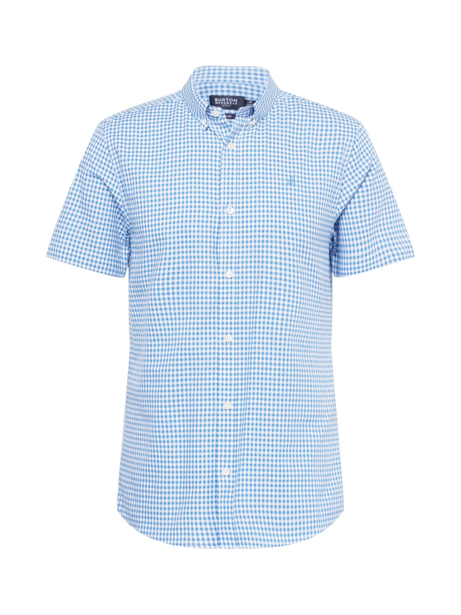 BURTON MENSWEAR LONDON Srajca  nebeško modra / bela
