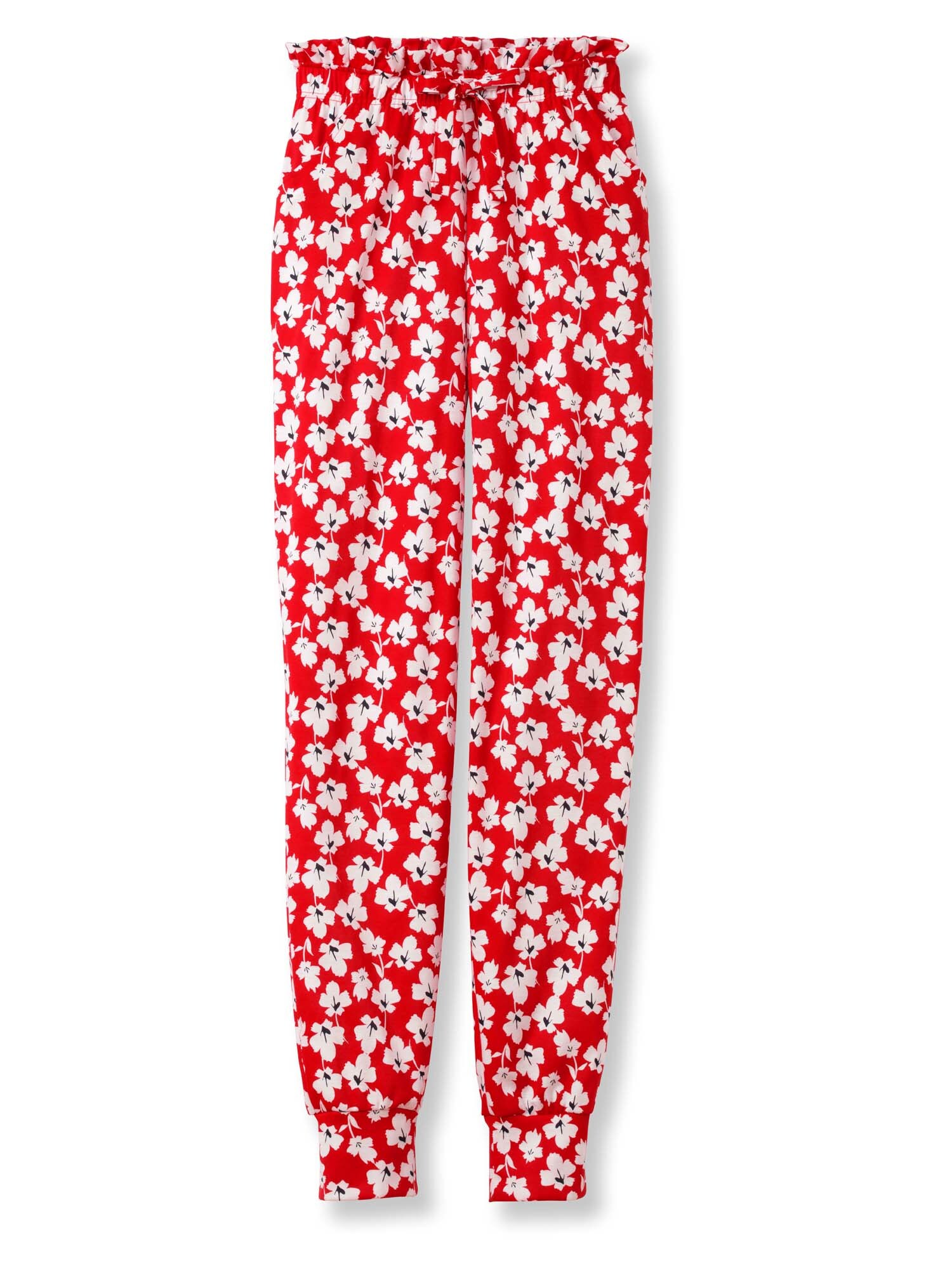 CALIDA Spodnji del pižame  rdeča / črna / bela