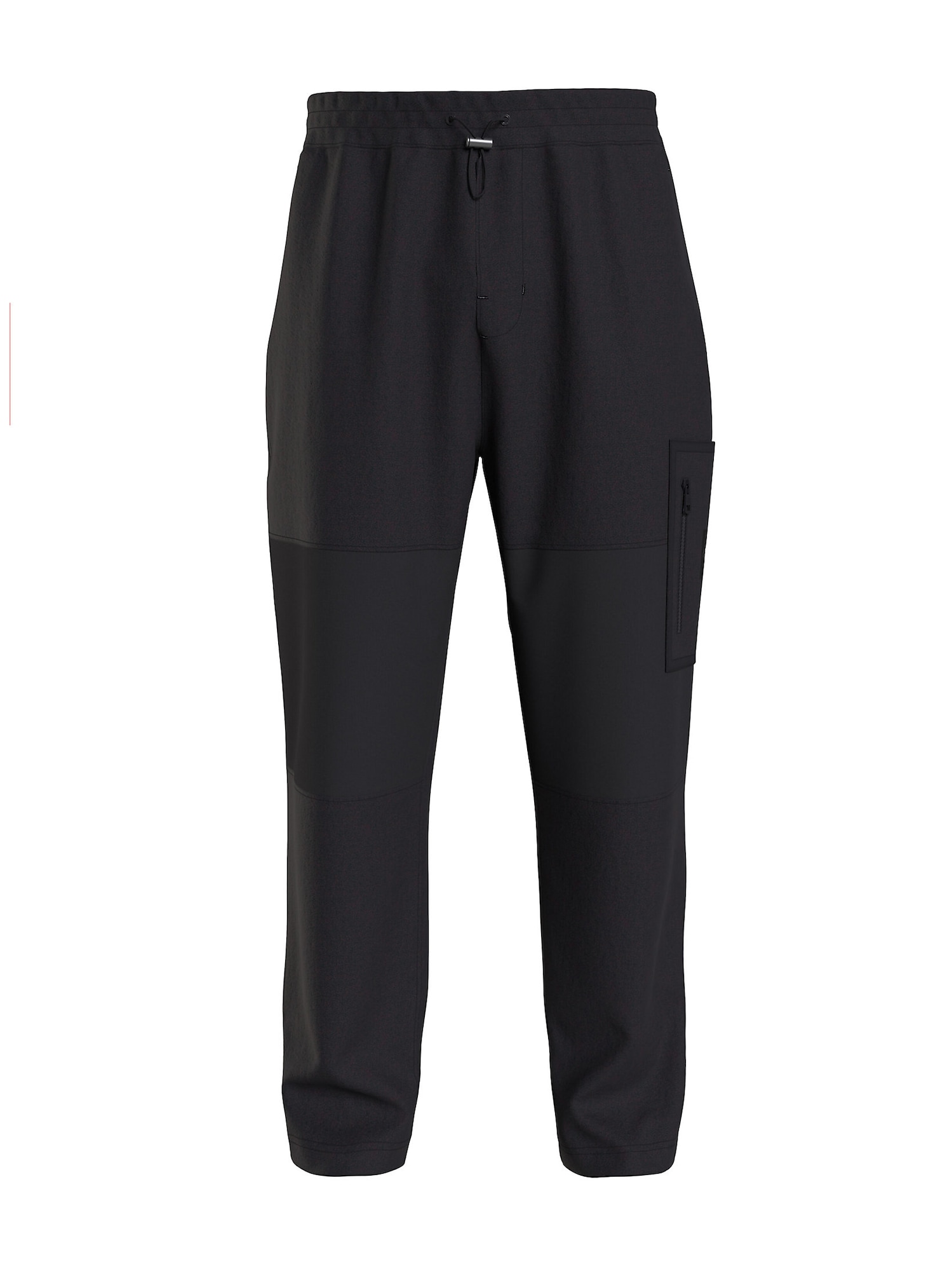 Calvin Klein Jeans Hlače  črna / bela