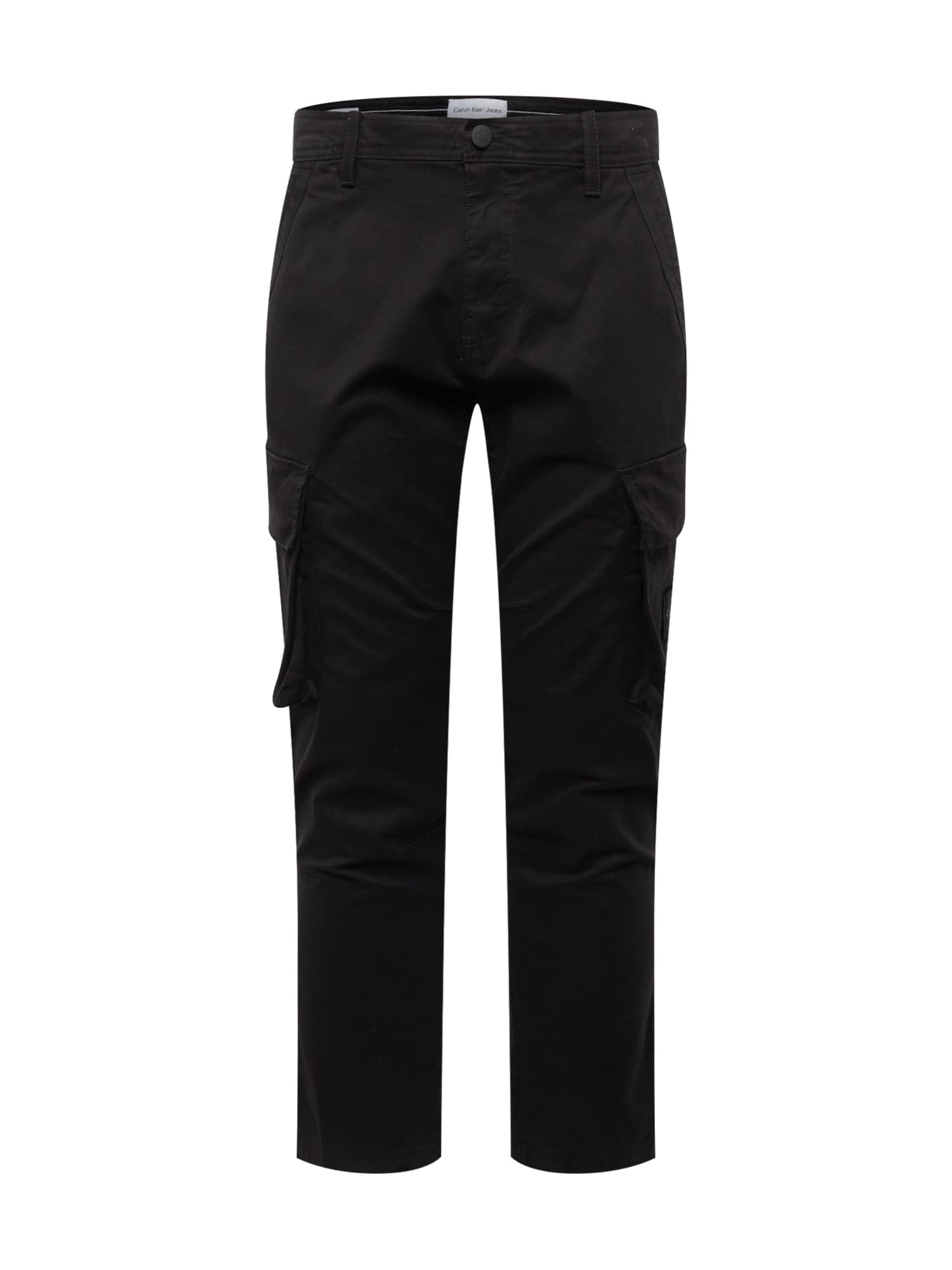 Calvin Klein Jeans Kargo hlače  črna