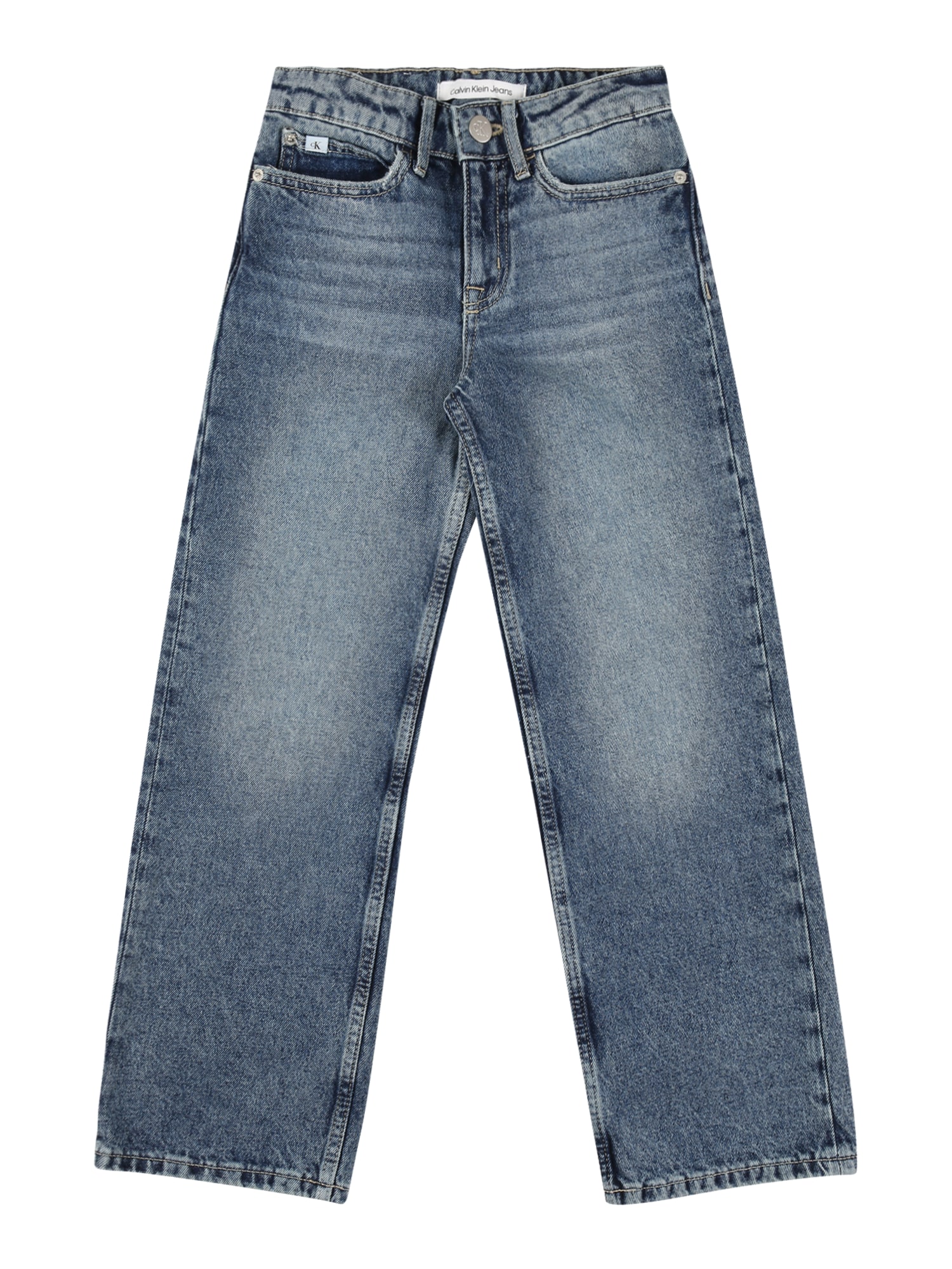 Calvin Klein Jeans Kavbojke  temno modra