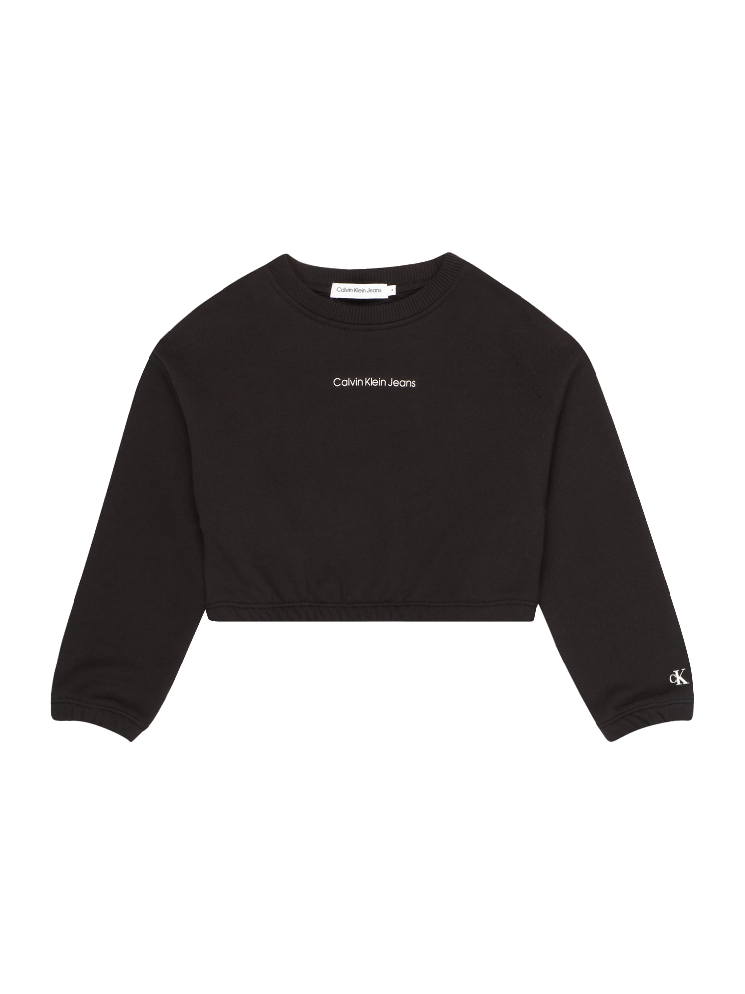 Calvin Klein Jeans Majica  črna / bela