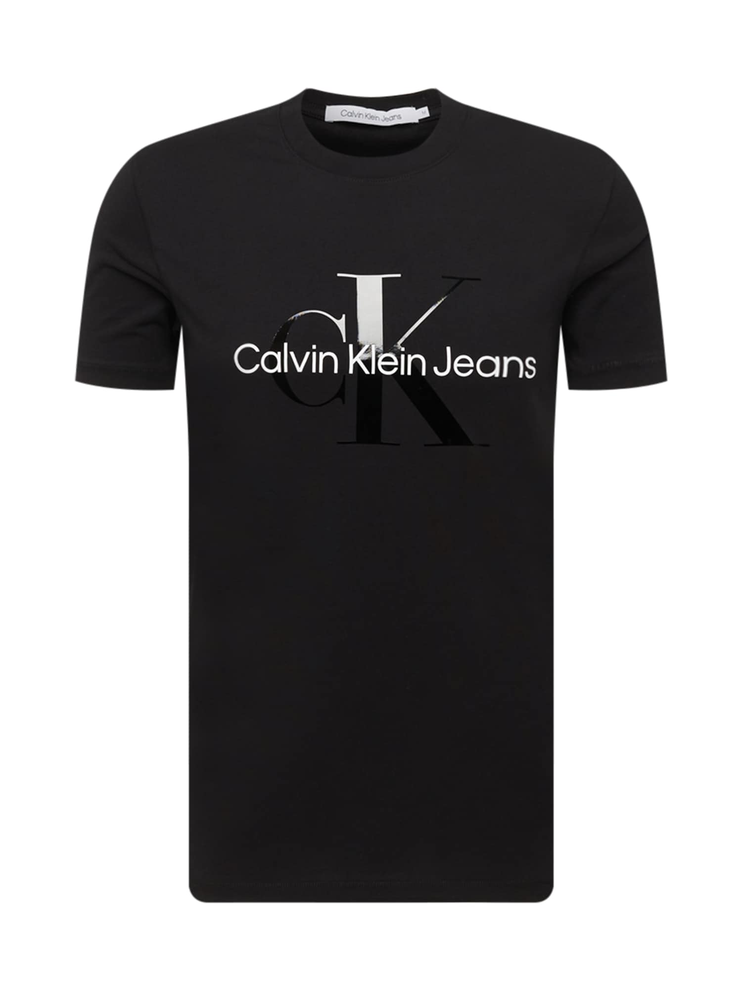 Calvin Klein Jeans Majica  črna / off-bela