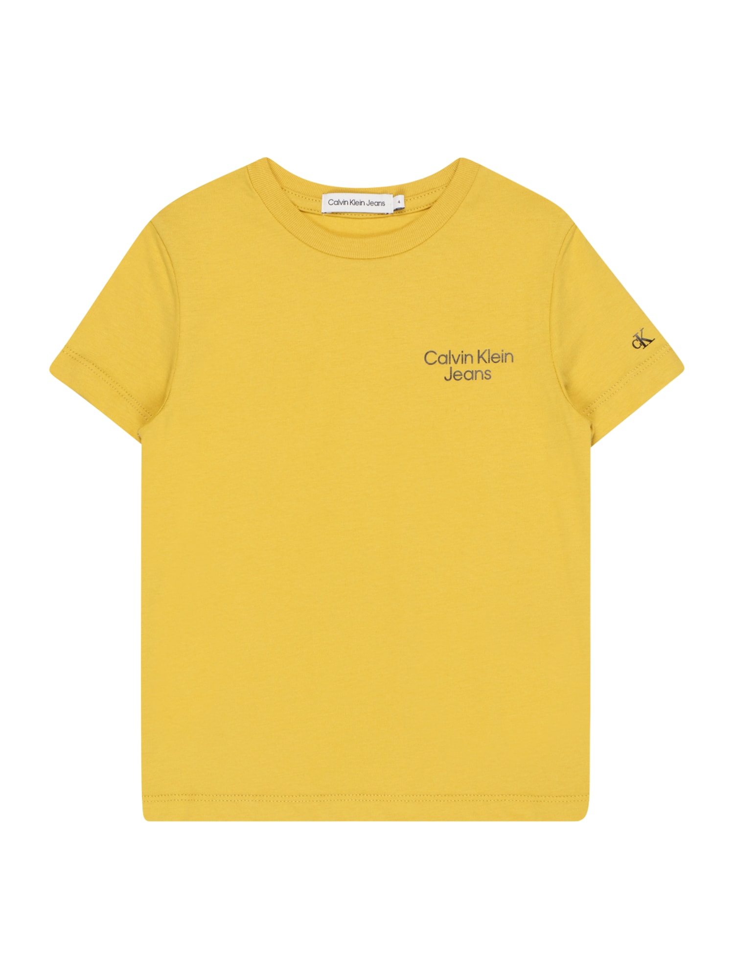 Calvin Klein Jeans Majica  gorčica / črna