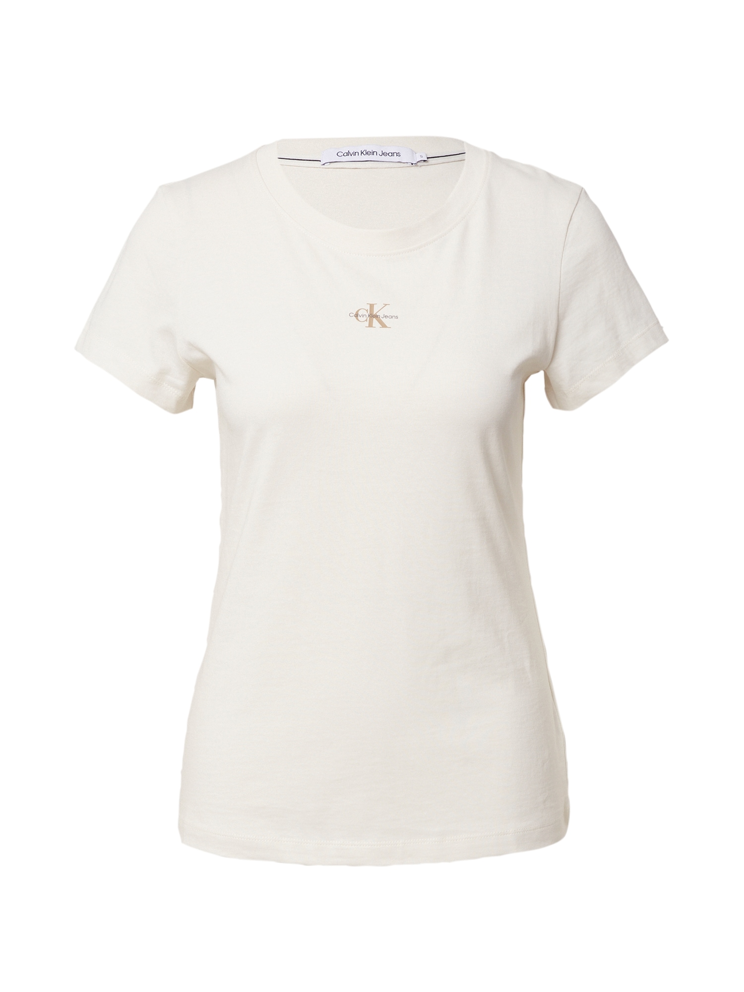 Calvin Klein Jeans Majica  kamela / slonovina / črna