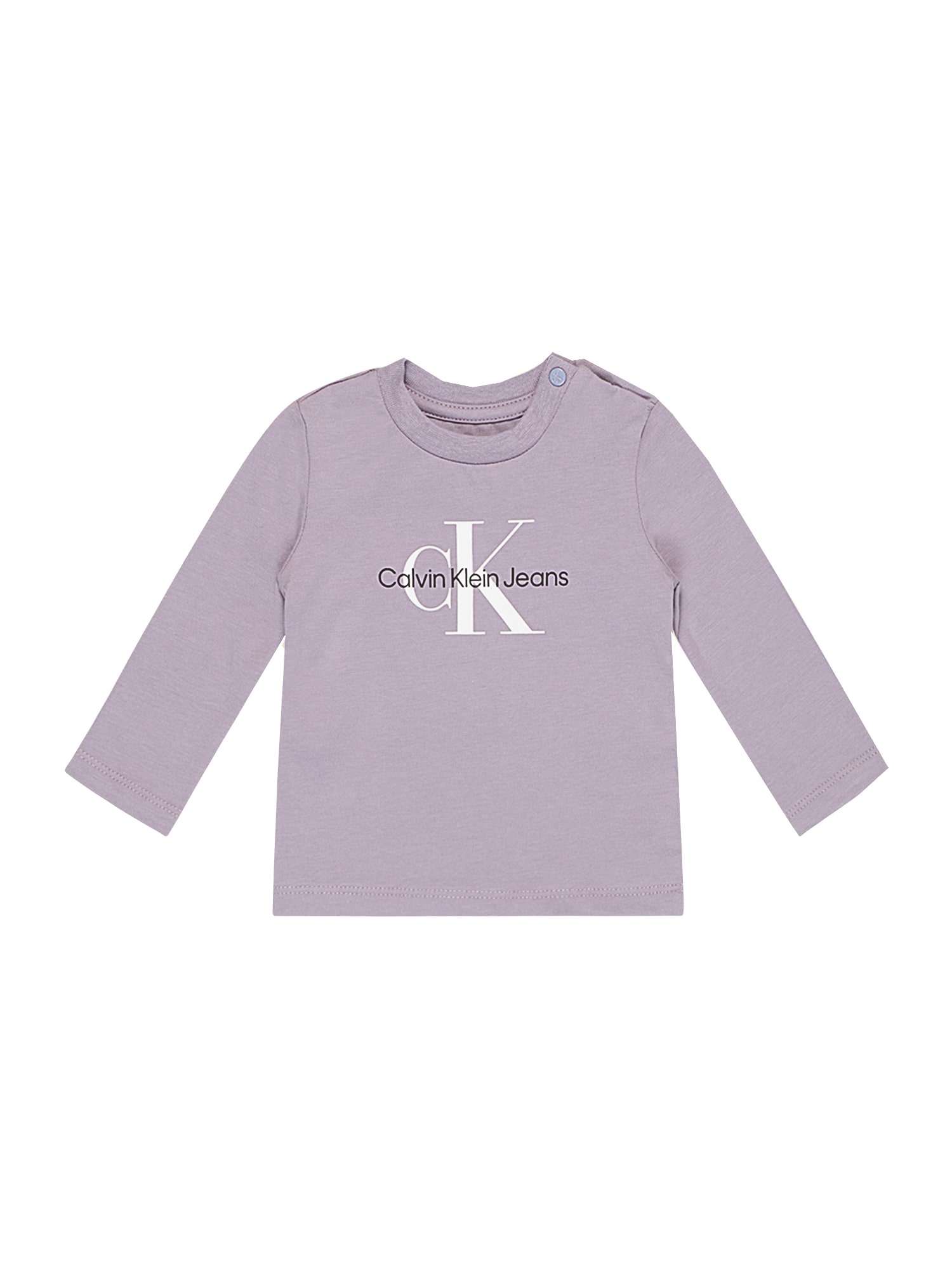 Calvin Klein Jeans Majica  kremna / svetlo lila / črna / bela