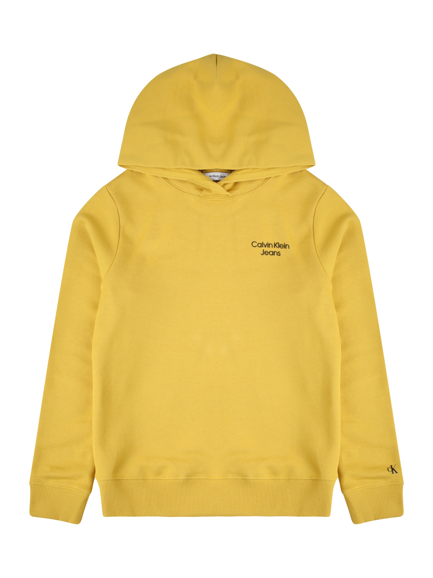 Calvin Klein Jeans Majica  limonino-rumena / črna