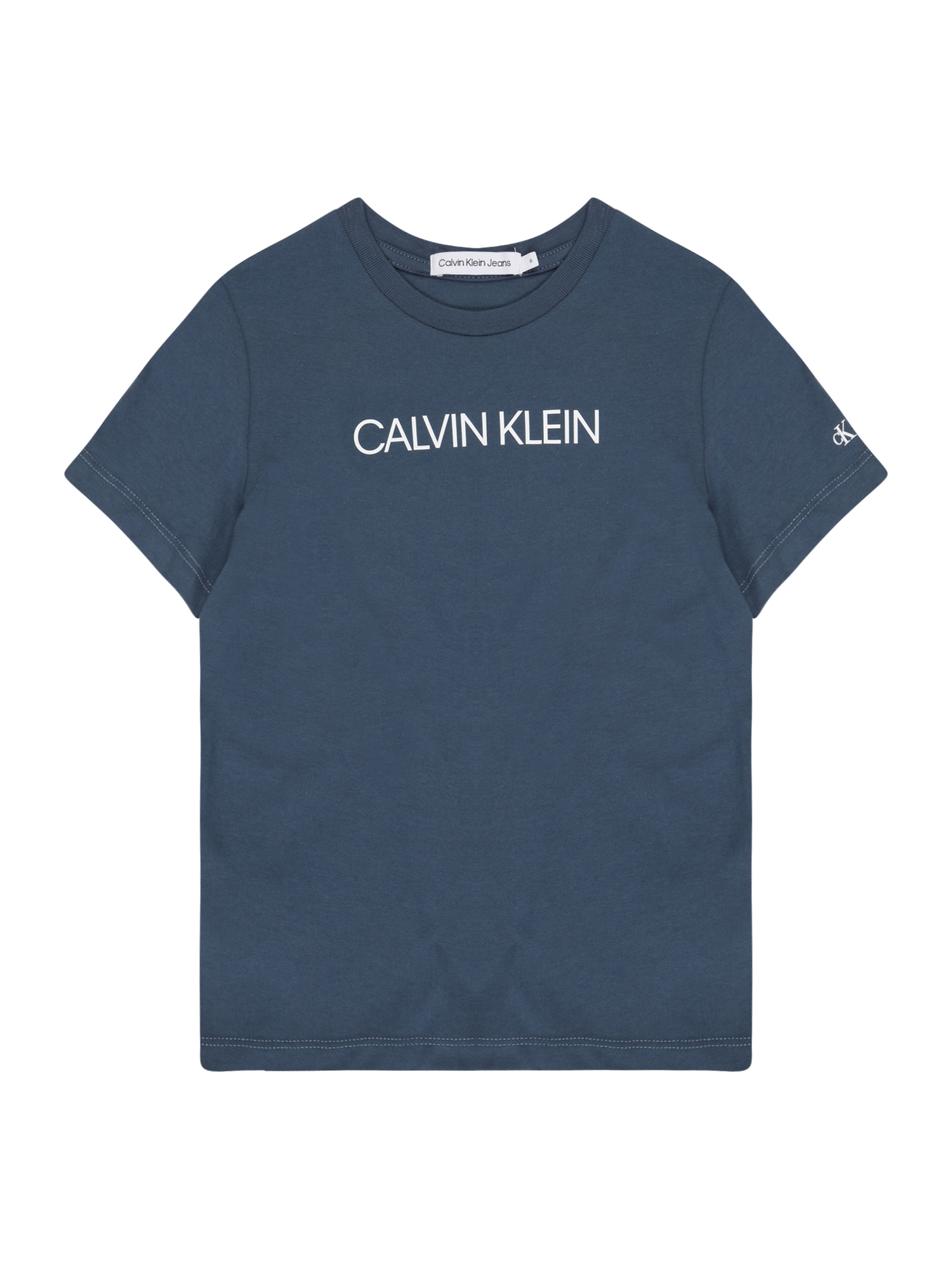 Calvin Klein Jeans Majica  marine / bela