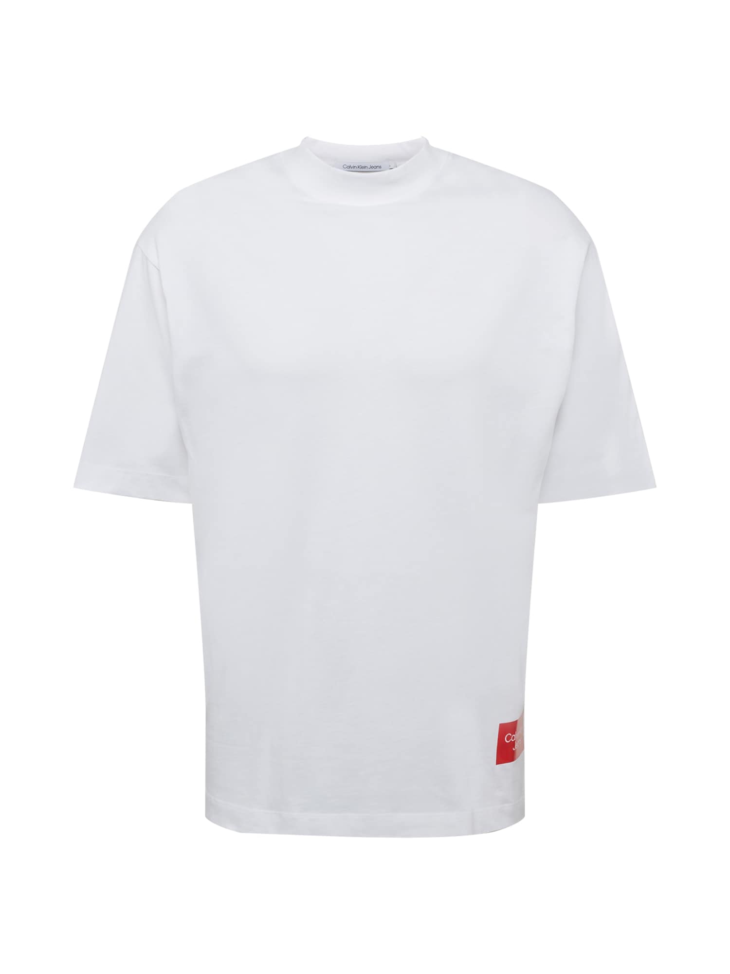 Calvin Klein Jeans Majica  rdeča / bela