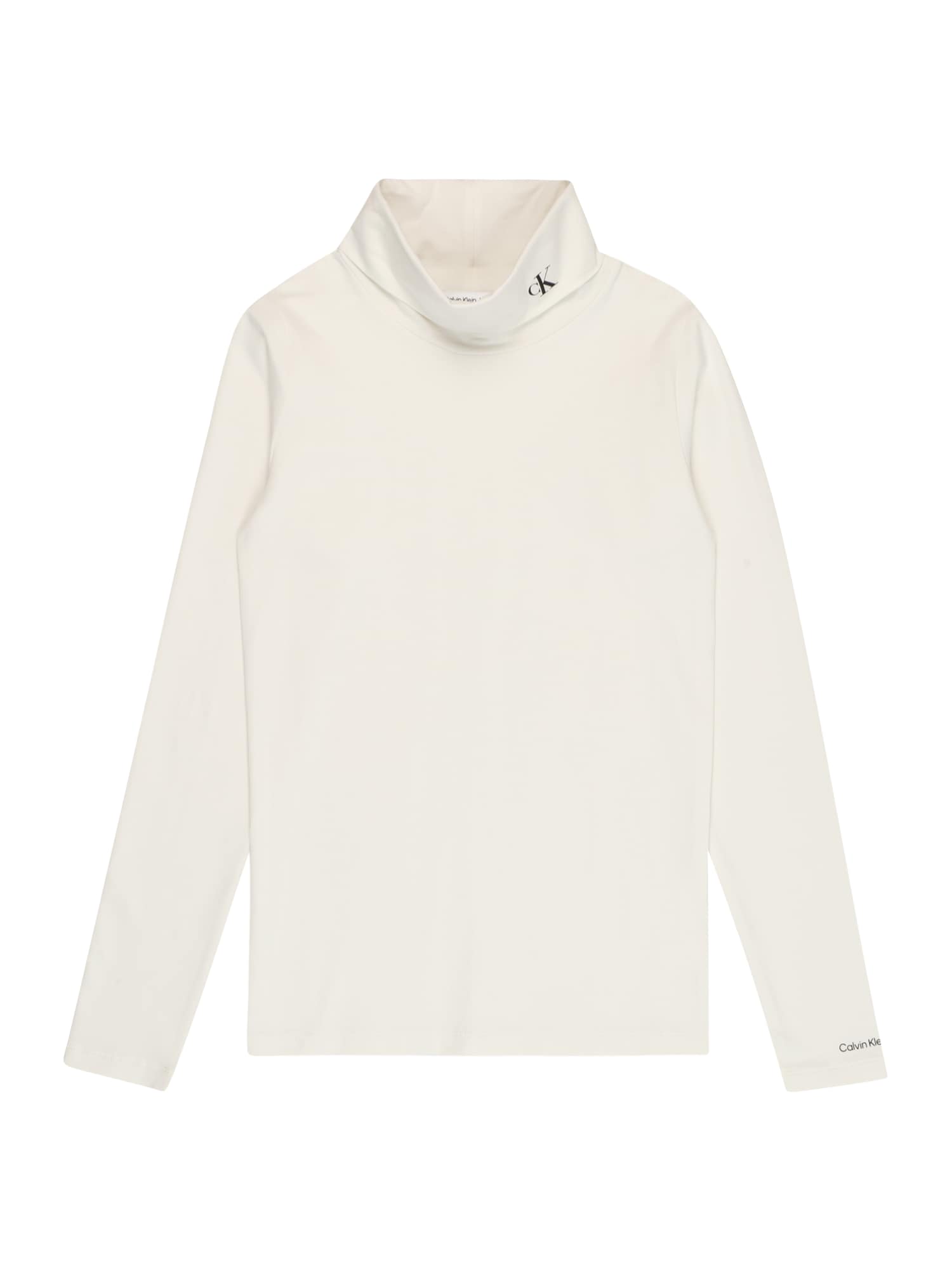 Calvin Klein Jeans Majica  slonovina / črna
